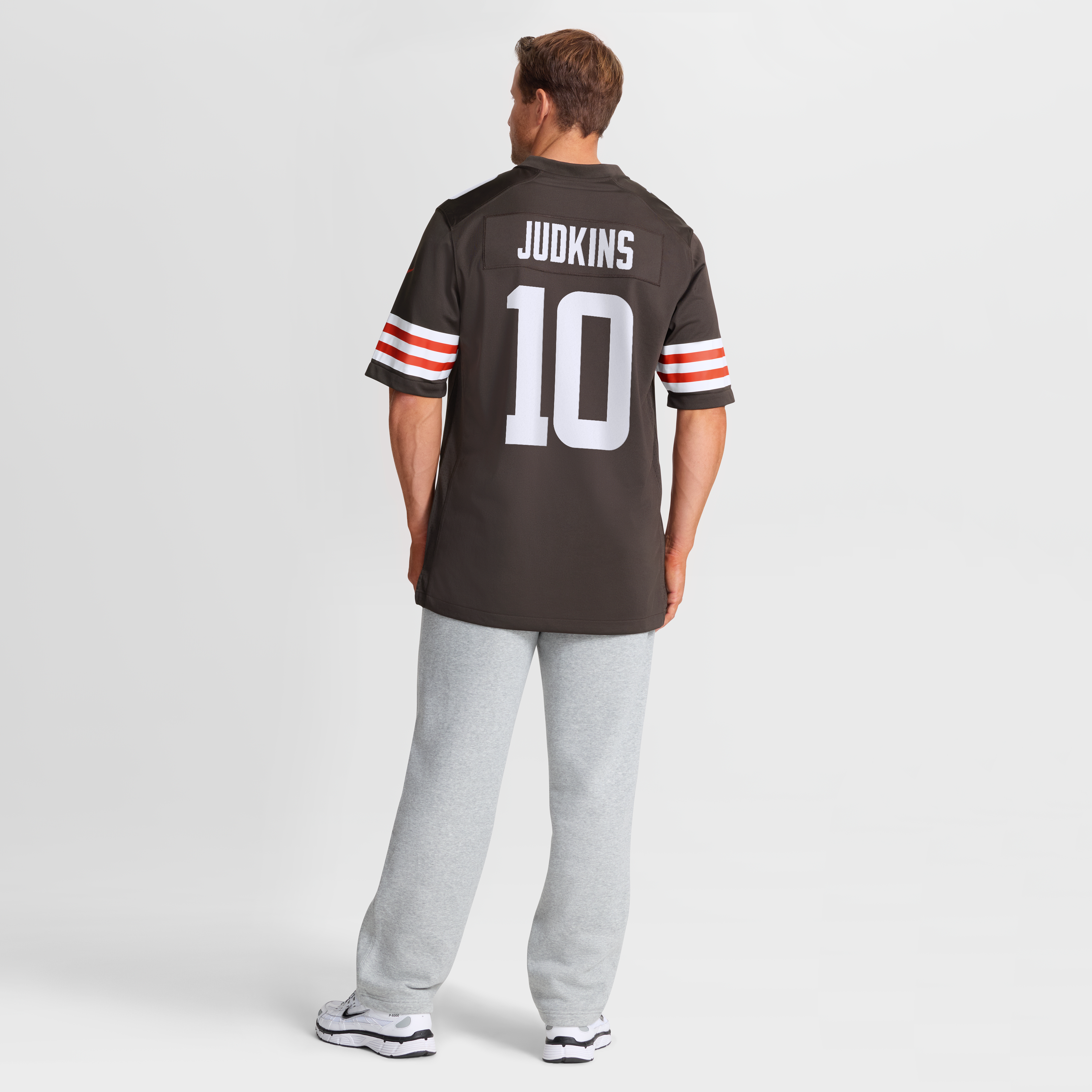 Cleveland Browns Nike Game Home Jersey - Brown - Quinshon Judkins - Mens, , rebel_hi-res