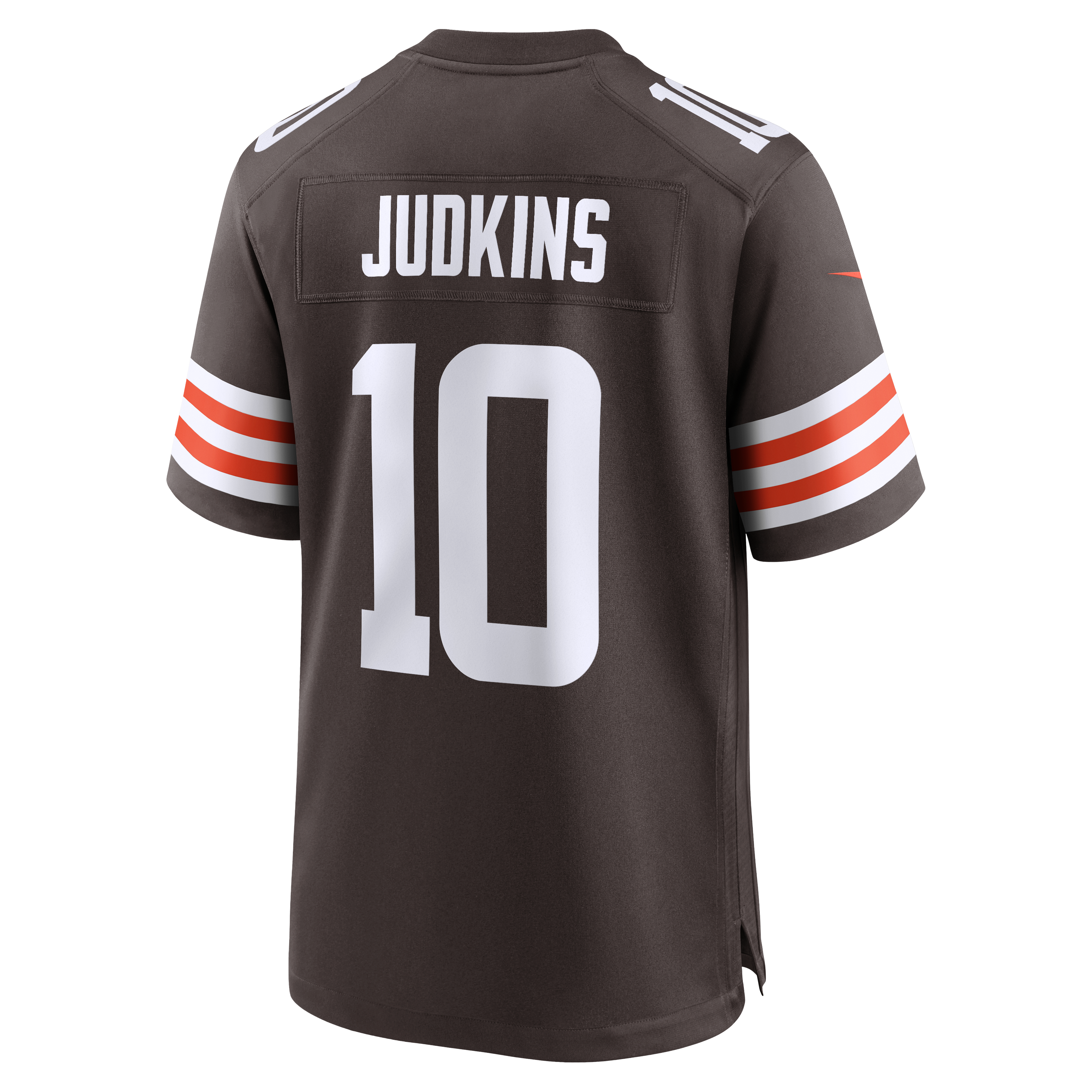 Cleveland Browns Nike Game Home Jersey - Brown - Quinshon Judkins - Mens, , rebel_hi-res