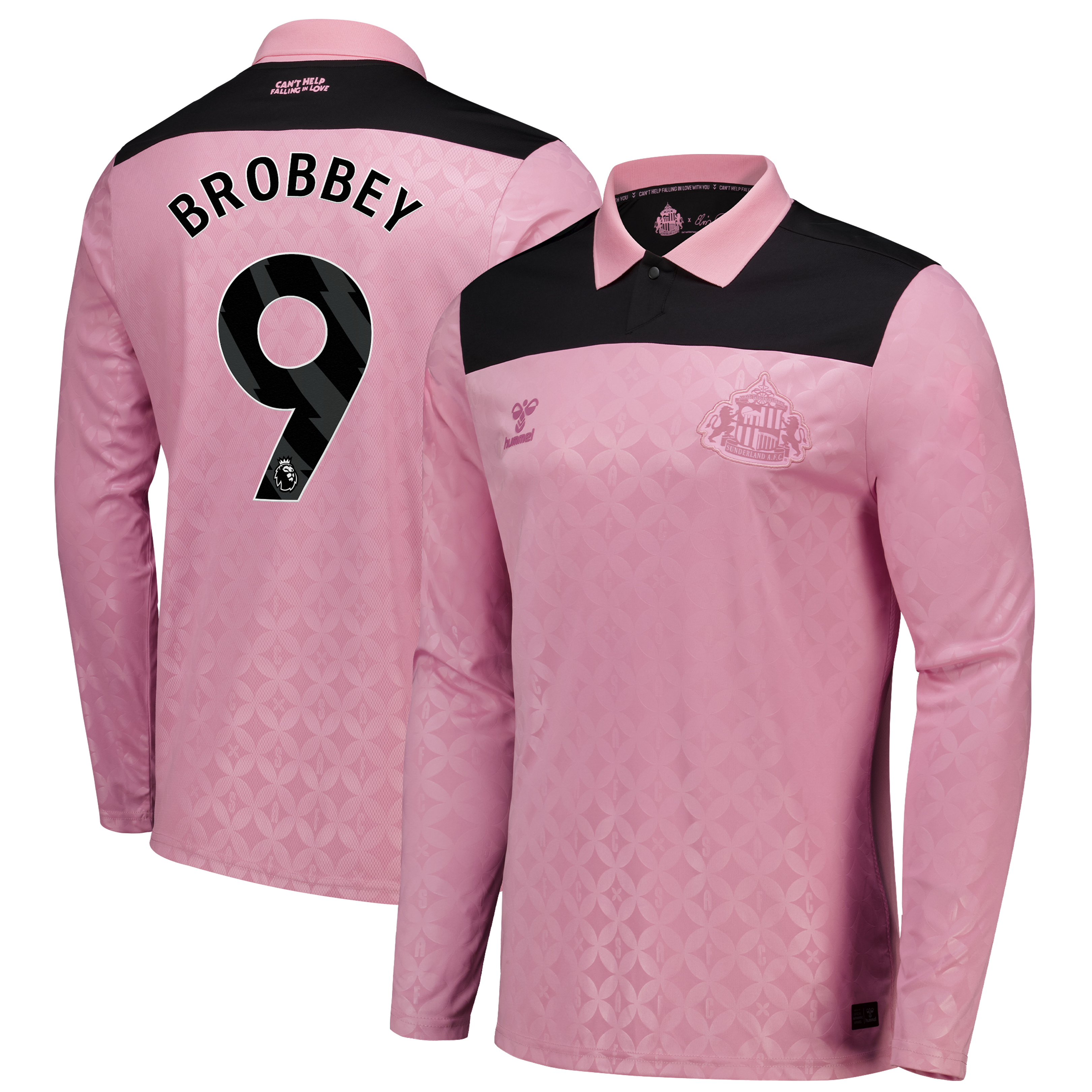 Sunderland x Elvis Hummel Away Shirt 2026-27 - Long Sleeve with Brobbey 9 printing, , rebel_hi-res