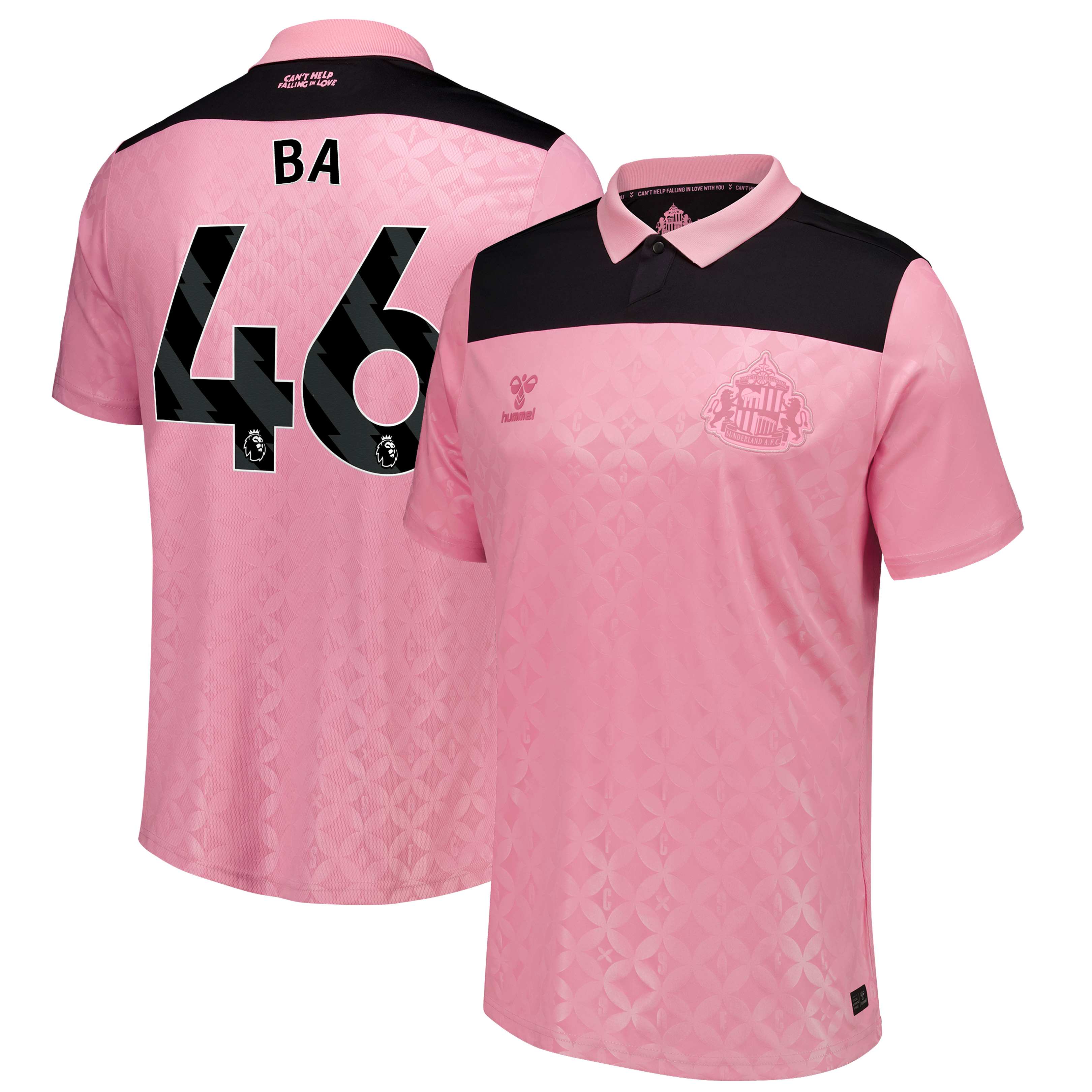 Sunderland x Elvis Hummel Away Shirt 2026-27 with Ba 46 printing, , rebel_hi-res
