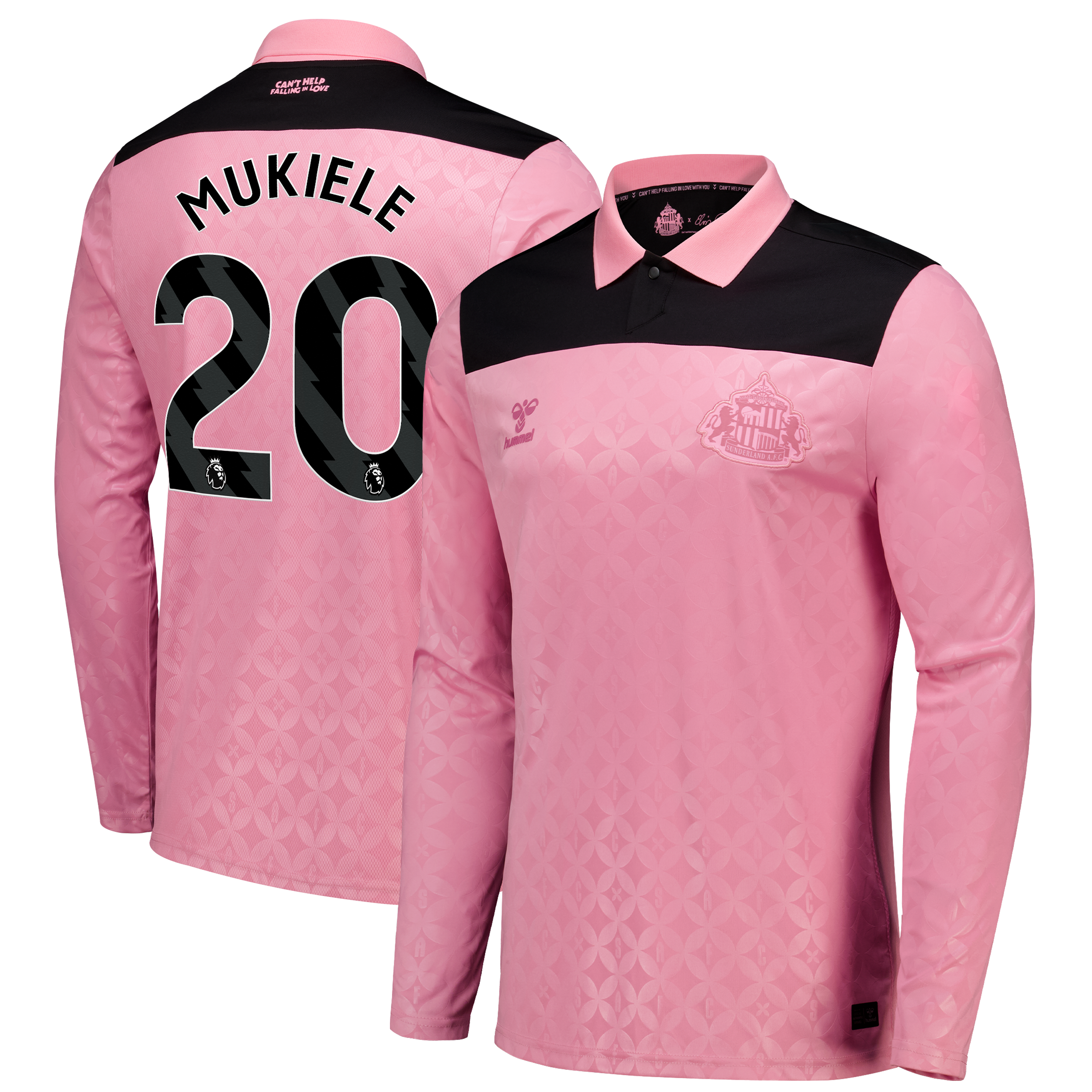 Sunderland x Elvis Hummel Away Shirt 2026-27 - Long Sleeve with Mukiele 20 printing, , rebel_hi-res