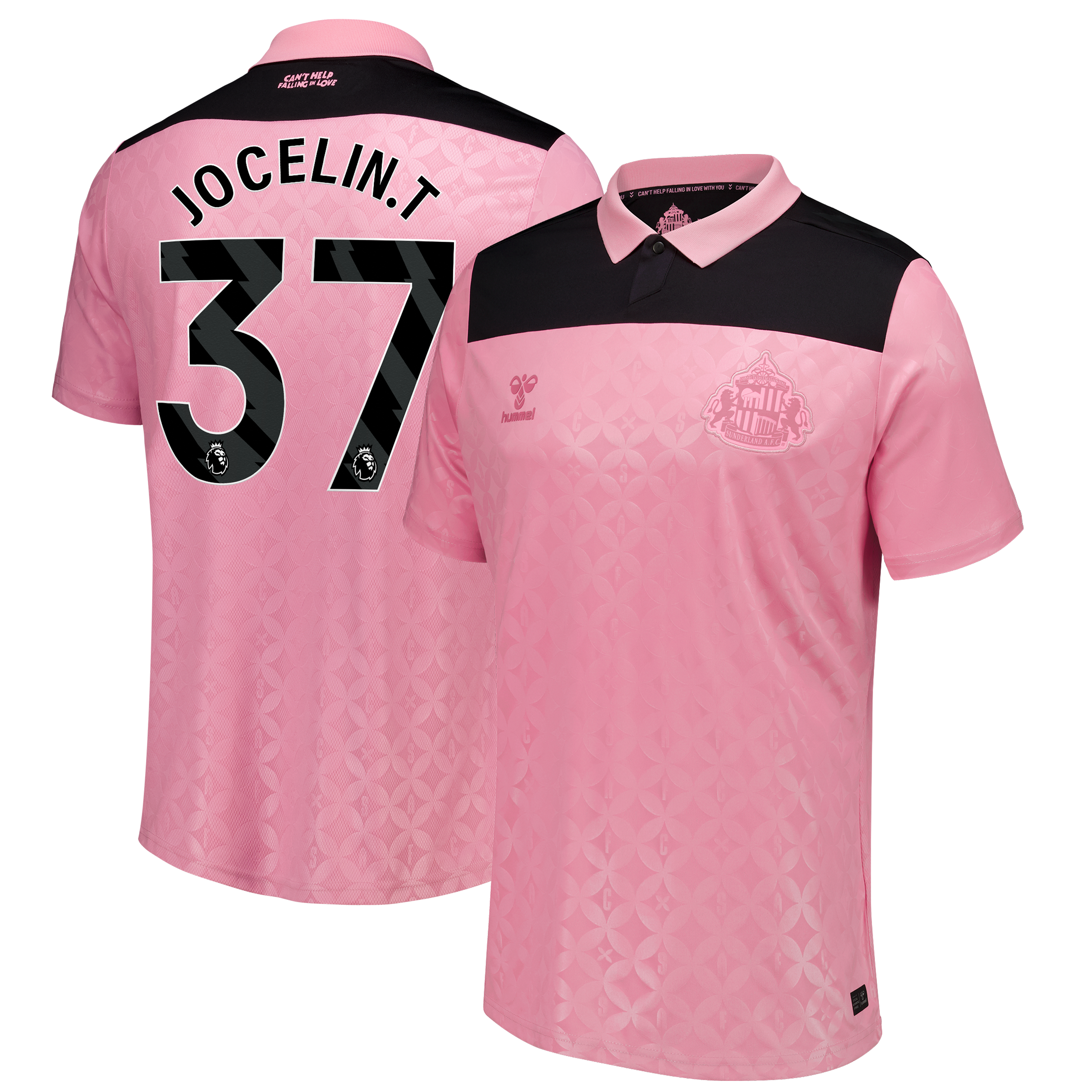 Sunderland x Elvis Hummel Away Shirt 2026-27 with Jocelin.T 37 printing, , rebel_hi-res