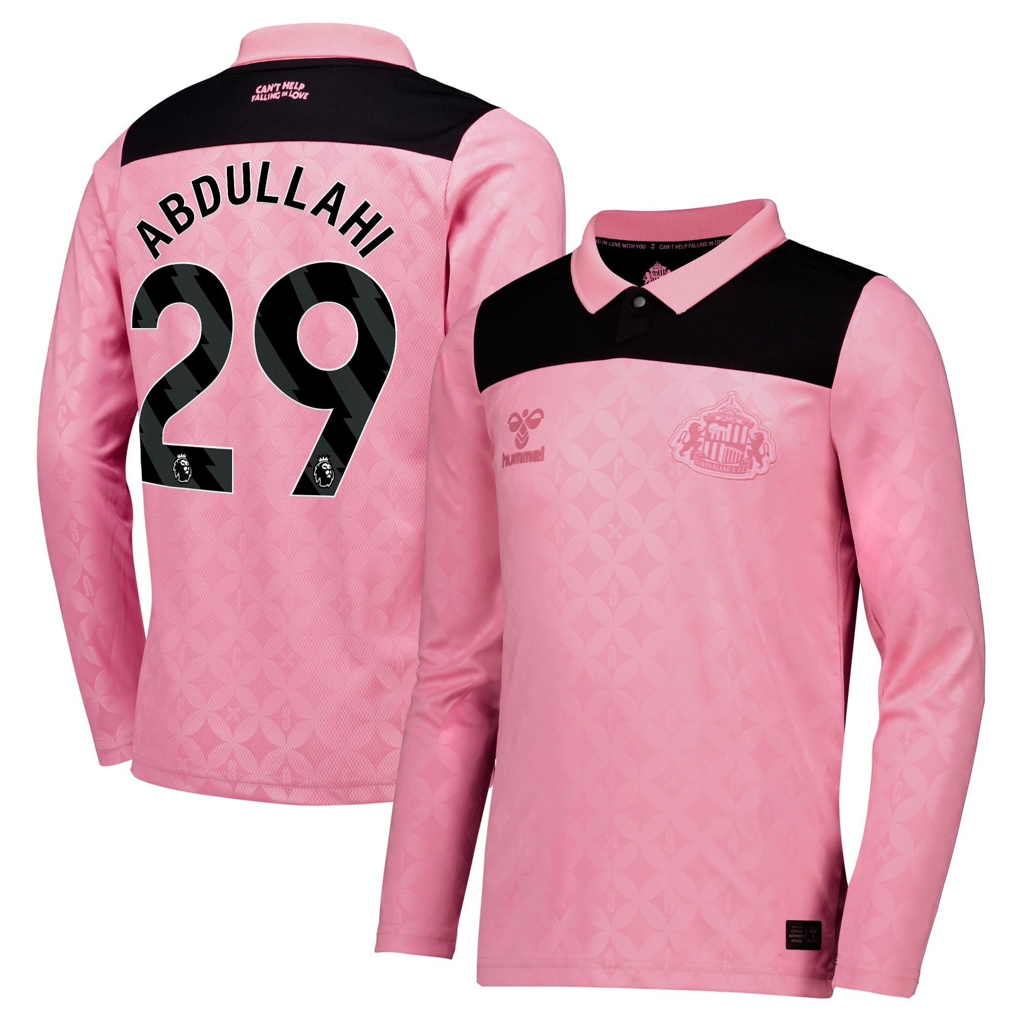 Sunderland x Elvis Hummel Away Shirt 2026-27 - Long Sleeve - Kids with Abdullahi 29 printing, , rebel_hi-res