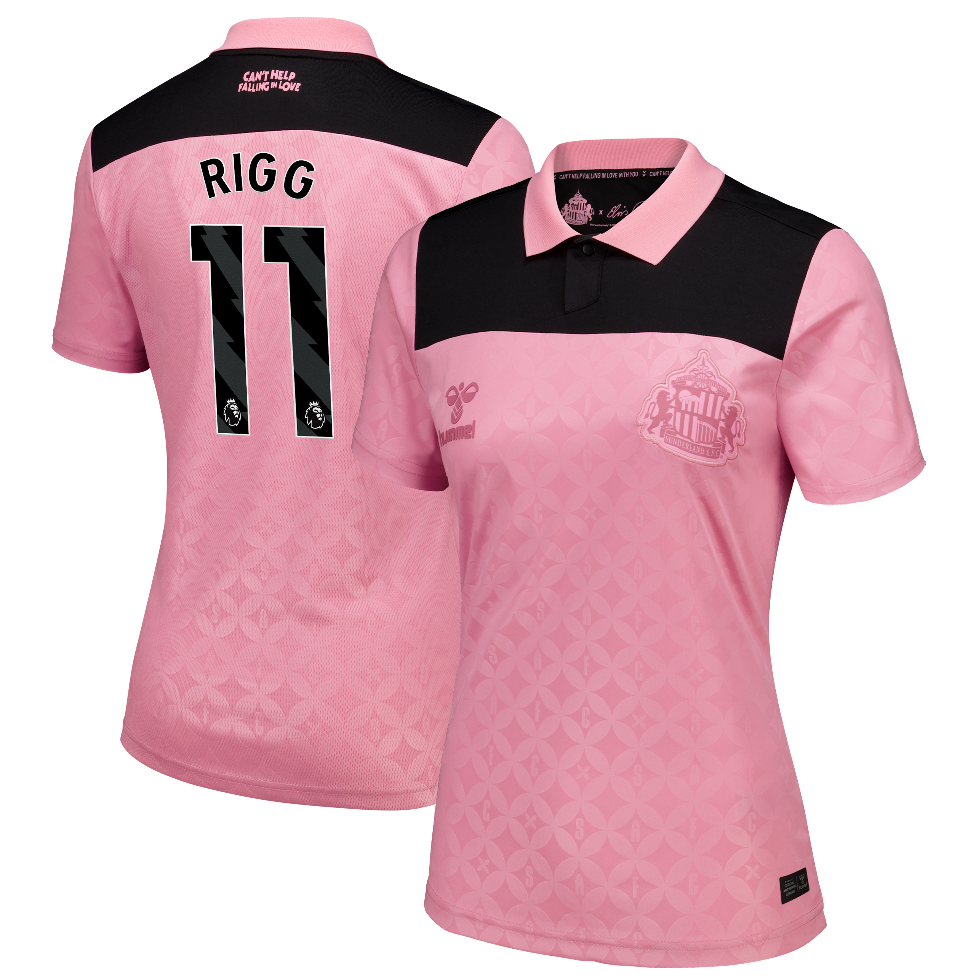 Sunderland x Elvis Hummel Away Shirt 2026-27 - Womens with Rigg 11 printing, , rebel_hi-res