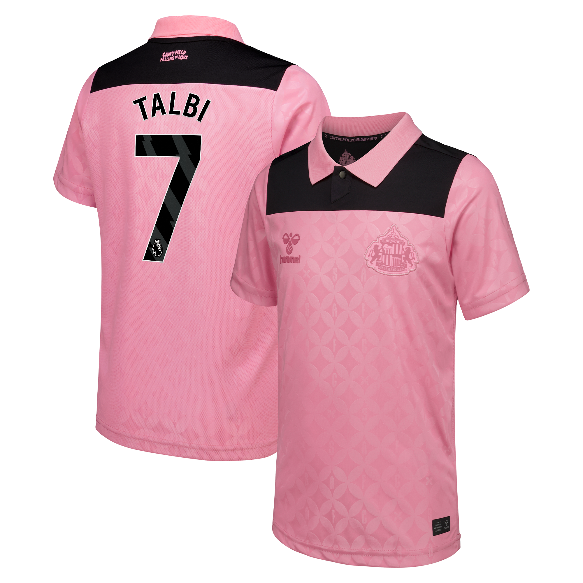 Sunderland x Elvis Hummel Away Shirt 2026-27 - Kids with Talbi 7 printing, , rebel_hi-res