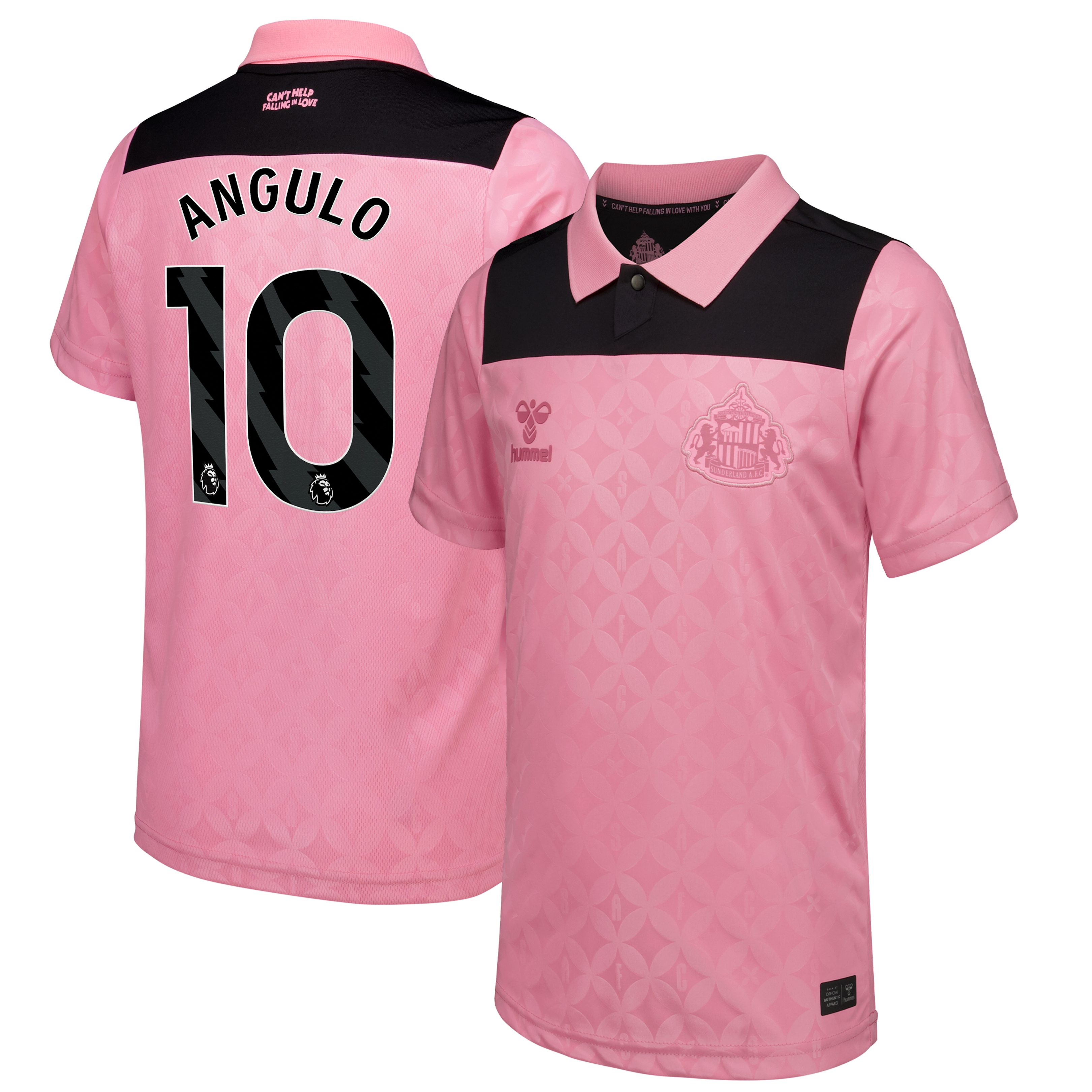 Sunderland x Elvis Hummel Away Shirt 2026-27 - Kids with Angulo 10 printing, , rebel_hi-res