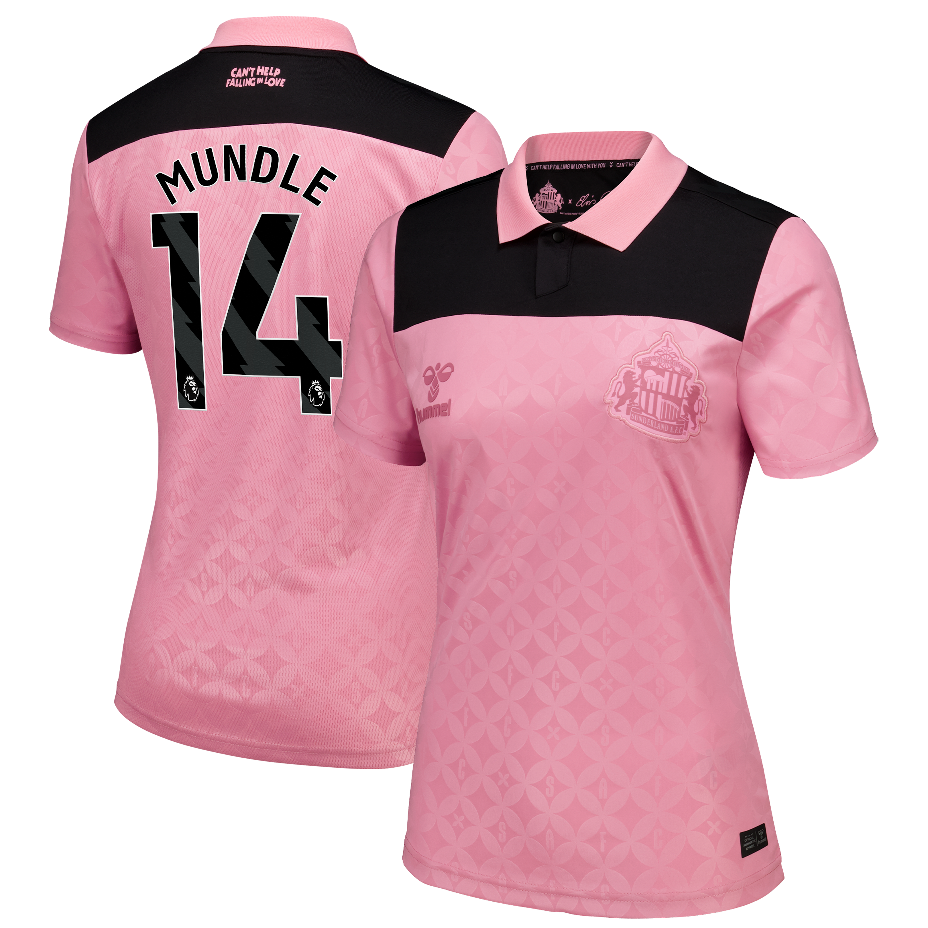 Sunderland x Elvis Hummel Away Shirt 2026-27 - Womens with Mundle 14 printing, , rebel_hi-res