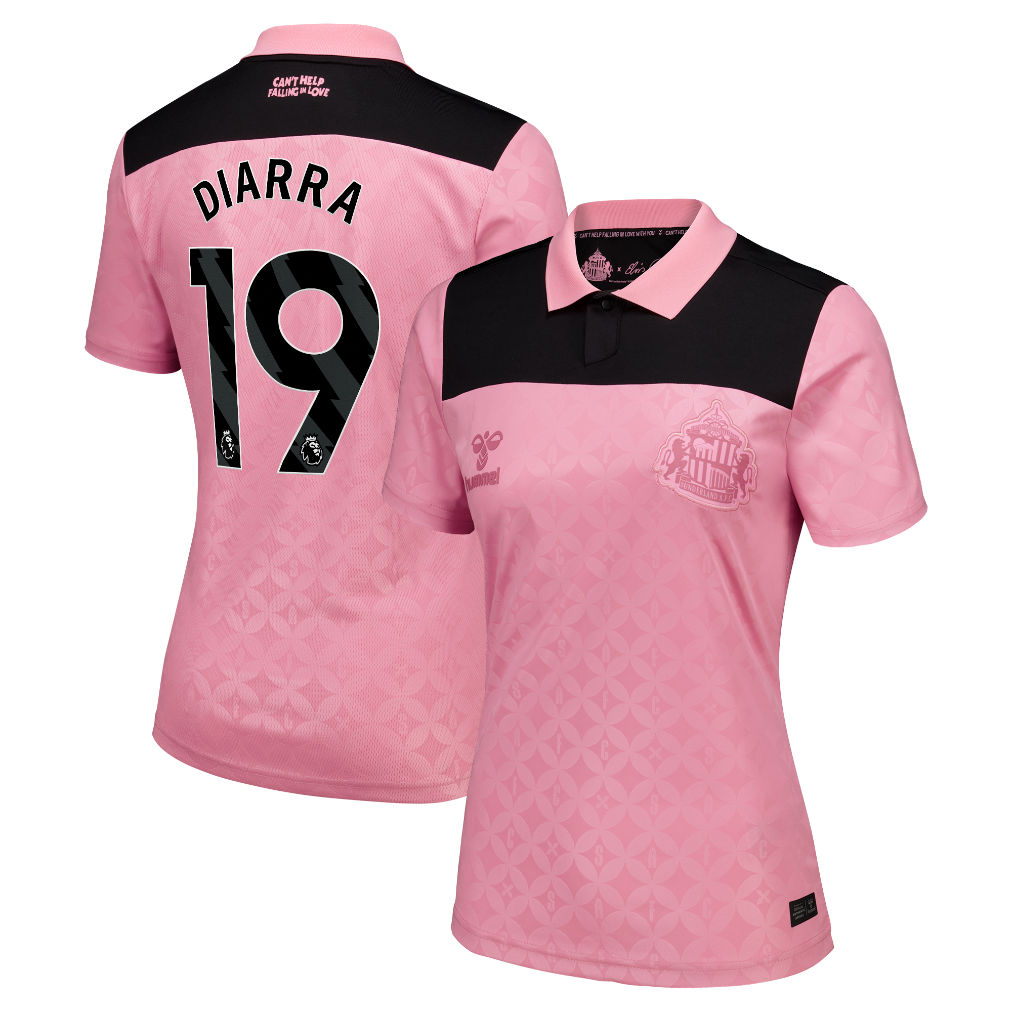 Sunderland x Elvis Hummel Away Shirt 2026-27 - Womens with Diarra 19 printing, , rebel_hi-res