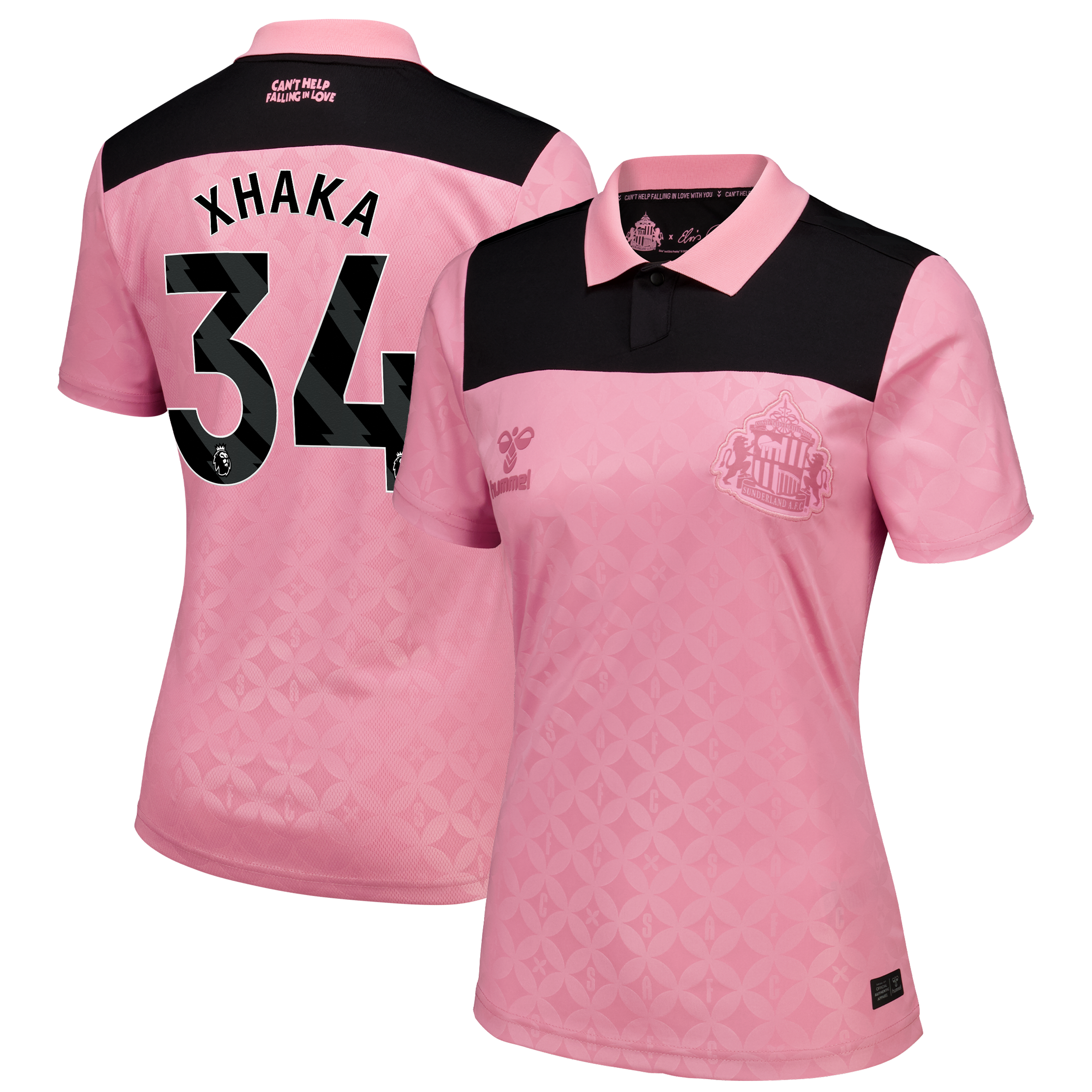 Sunderland x Elvis Hummel Away Shirt 2026-27 - Womens with Xhaka 34 printing, , rebel_hi-res