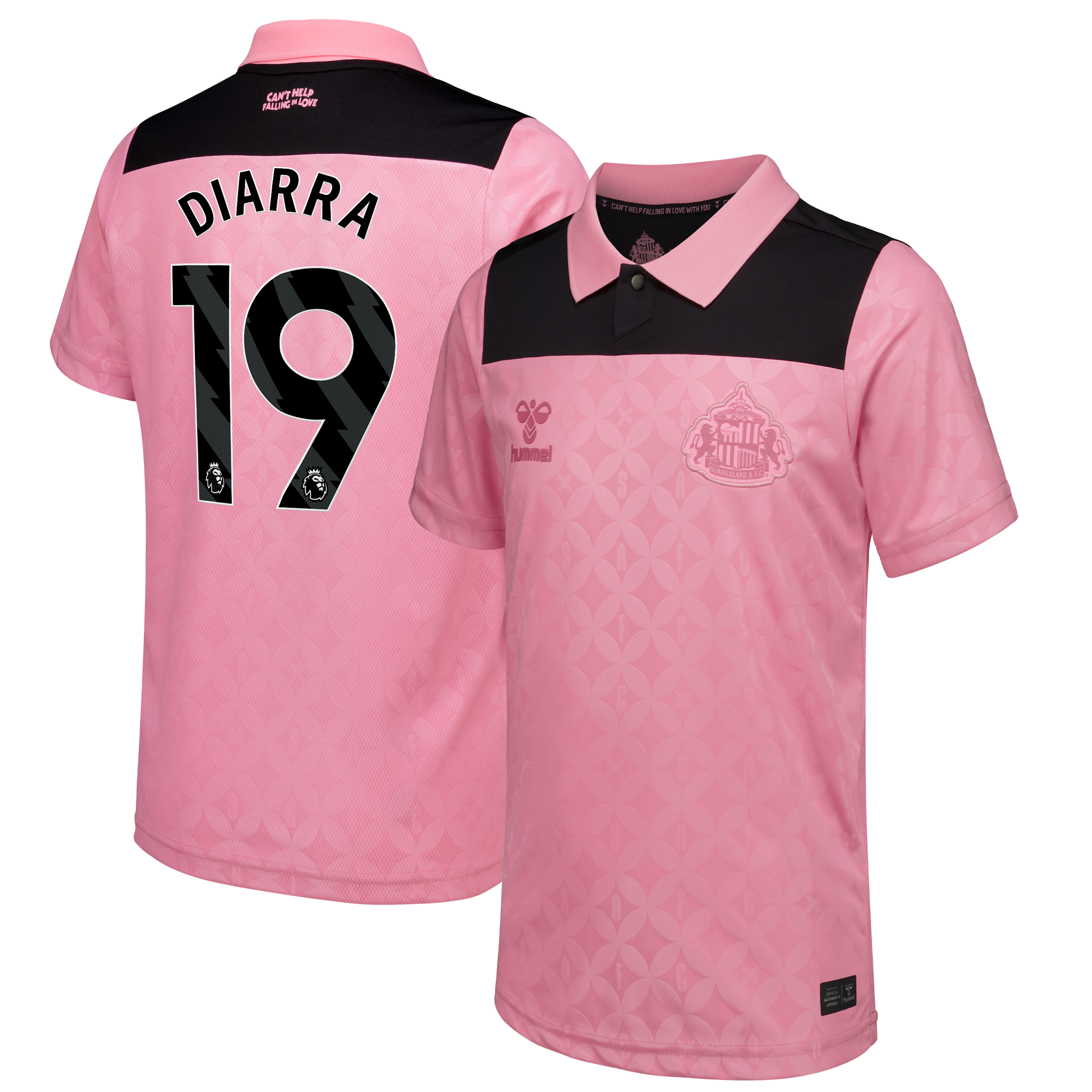 Sunderland x Elvis Hummel Away Shirt 2026-27 - Kids with Diarra 19 printing, , rebel_hi-res