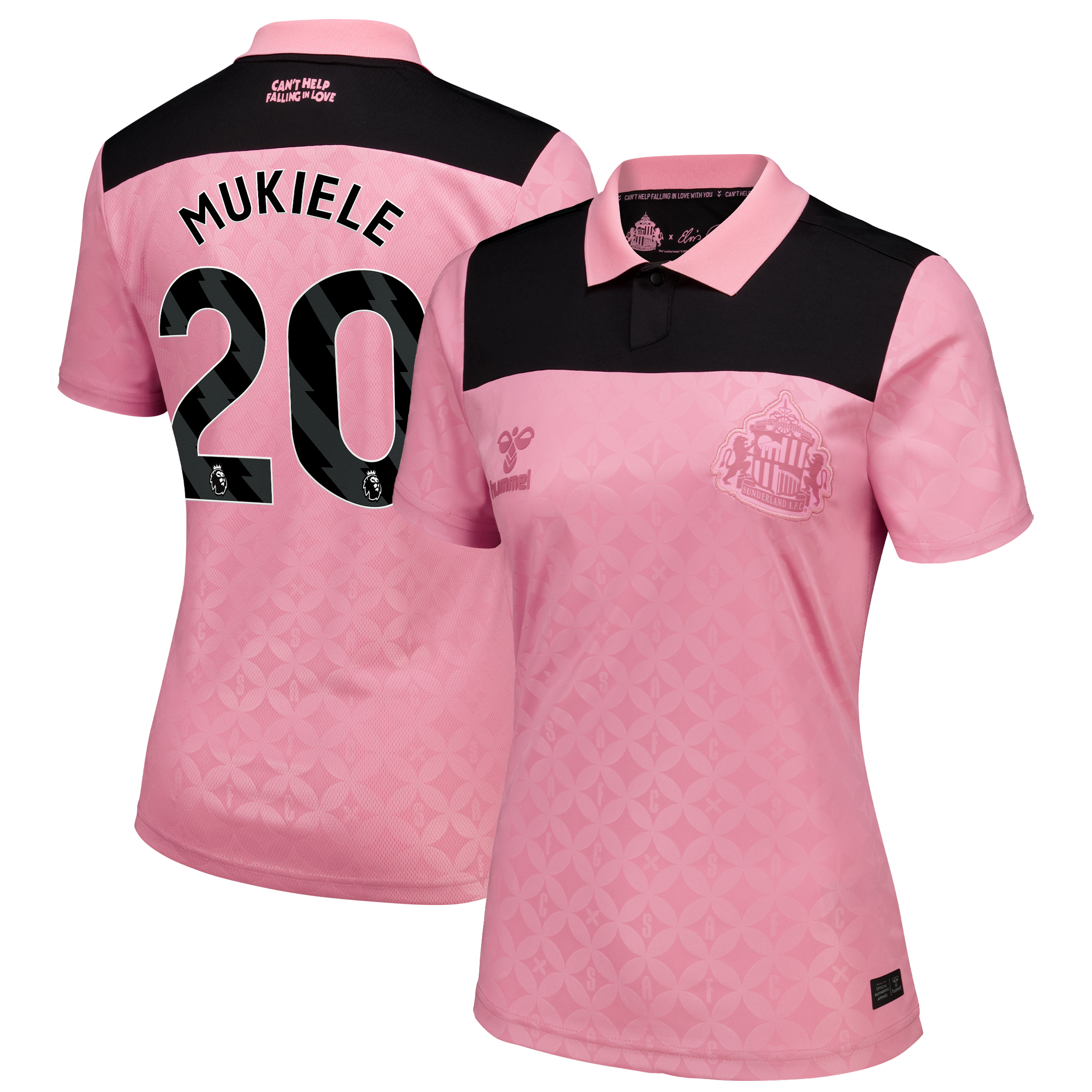 Sunderland x Elvis Hummel Away Shirt 2026-27 - Womens with Mukiele 20 printing, , rebel_hi-res