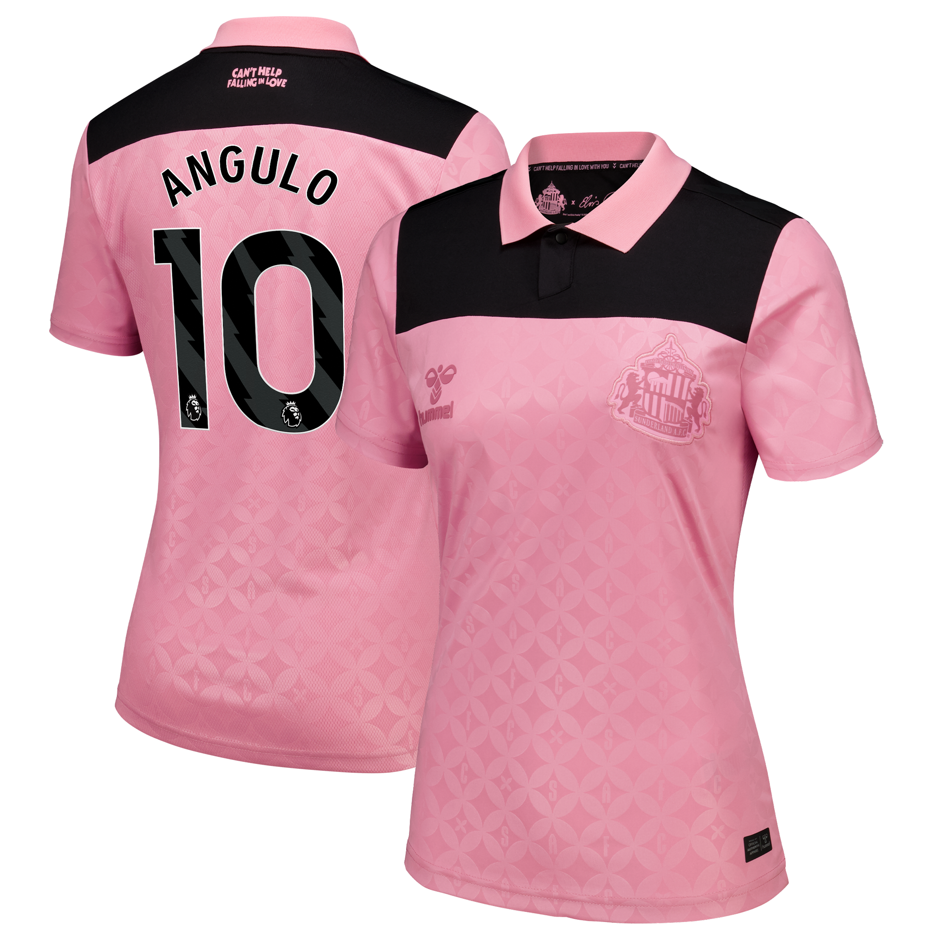 Sunderland x Elvis Hummel Away Shirt 2026-27 - Womens with Angulo 10 printing, , rebel_hi-res