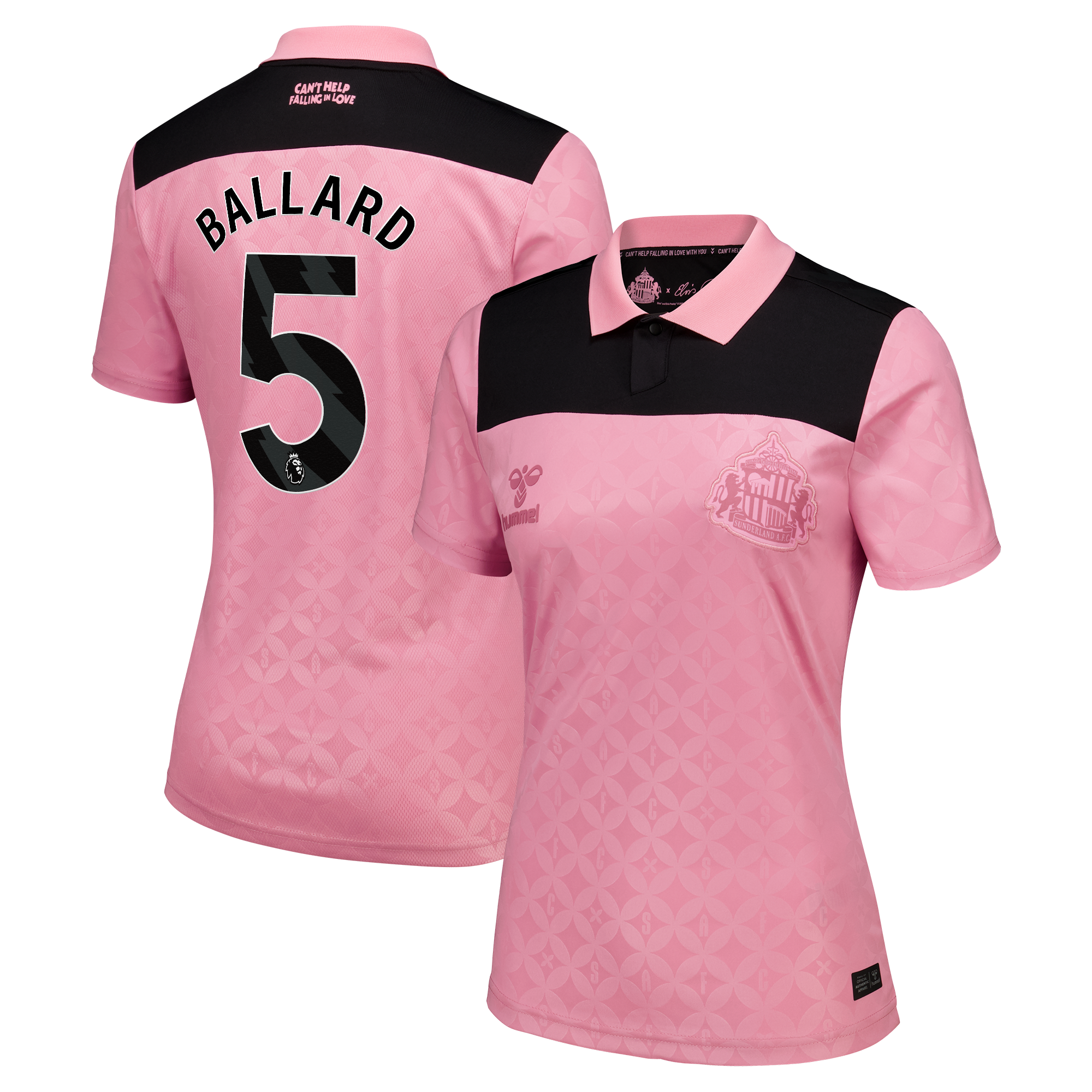 Sunderland x Elvis Hummel Away Shirt 2026-27 - Womens with Ballard 5 printing, , rebel_hi-res