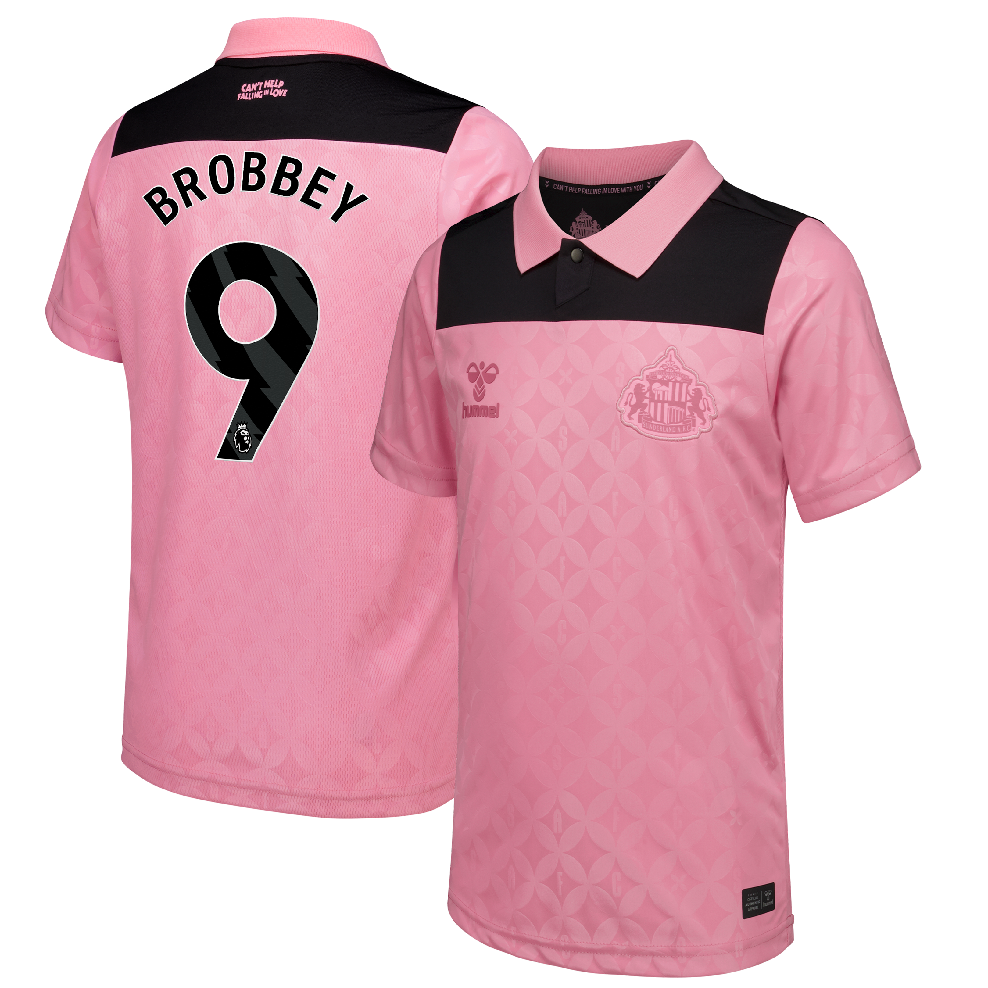 Sunderland x Elvis Hummel Away Shirt 2026-27 - Kids with Brobbey 9 printing, , rebel_hi-res