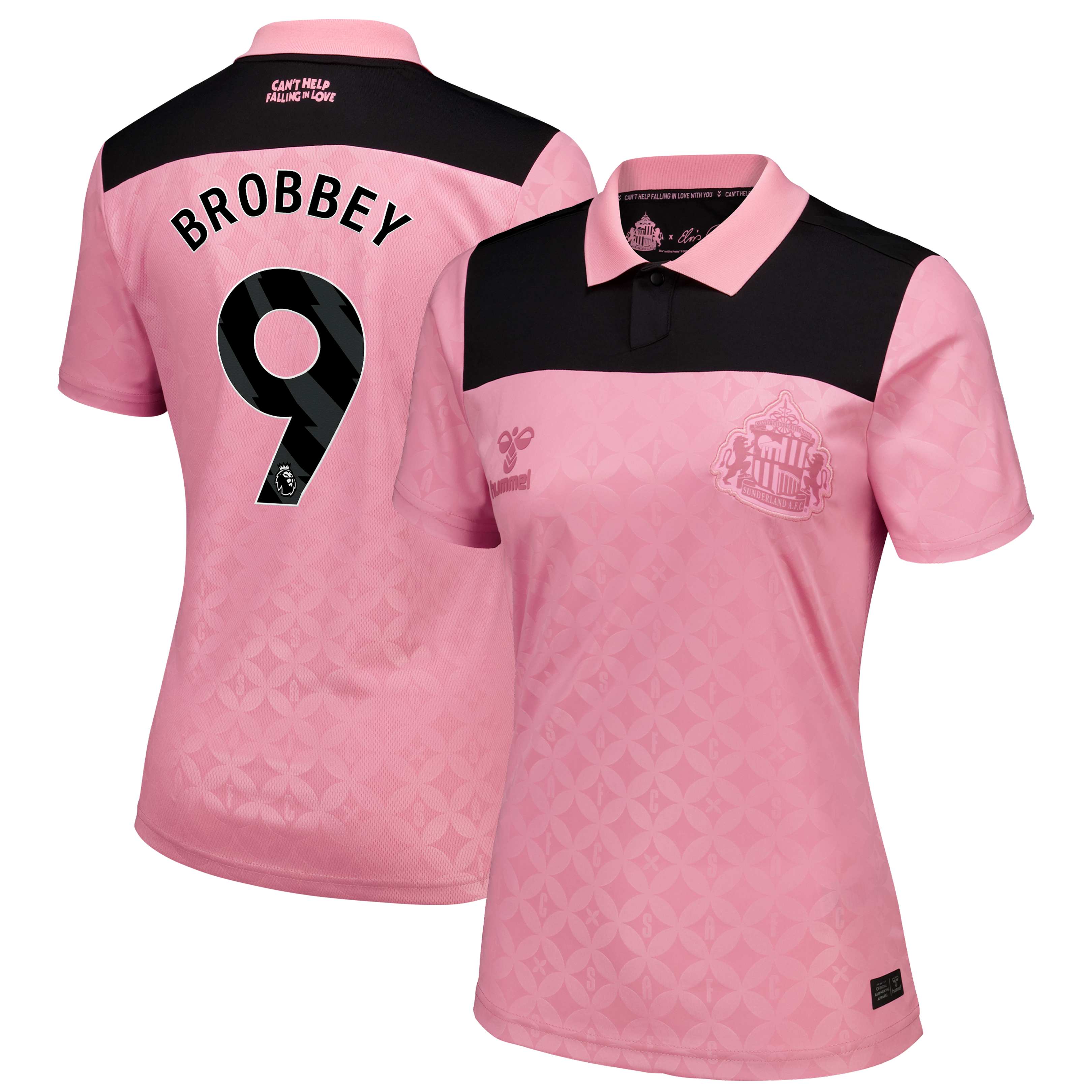 Sunderland x Elvis Hummel Away Shirt 2026-27 - Womens with Brobbey 9 printing, , rebel_hi-res