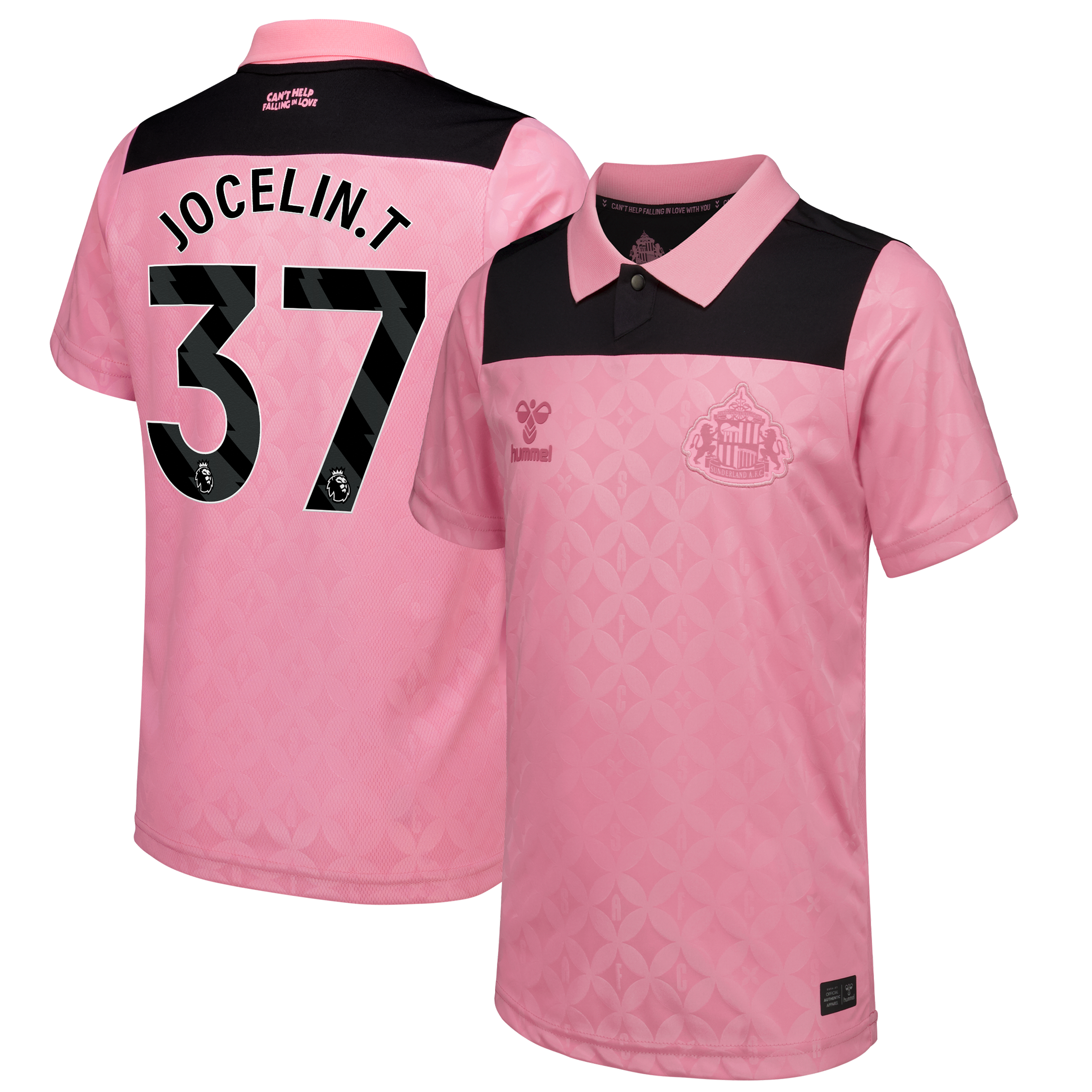 Sunderland x Elvis Hummel Away Shirt 2026-27 - Kids with Jocelin.T 37 printing, , rebel_hi-res