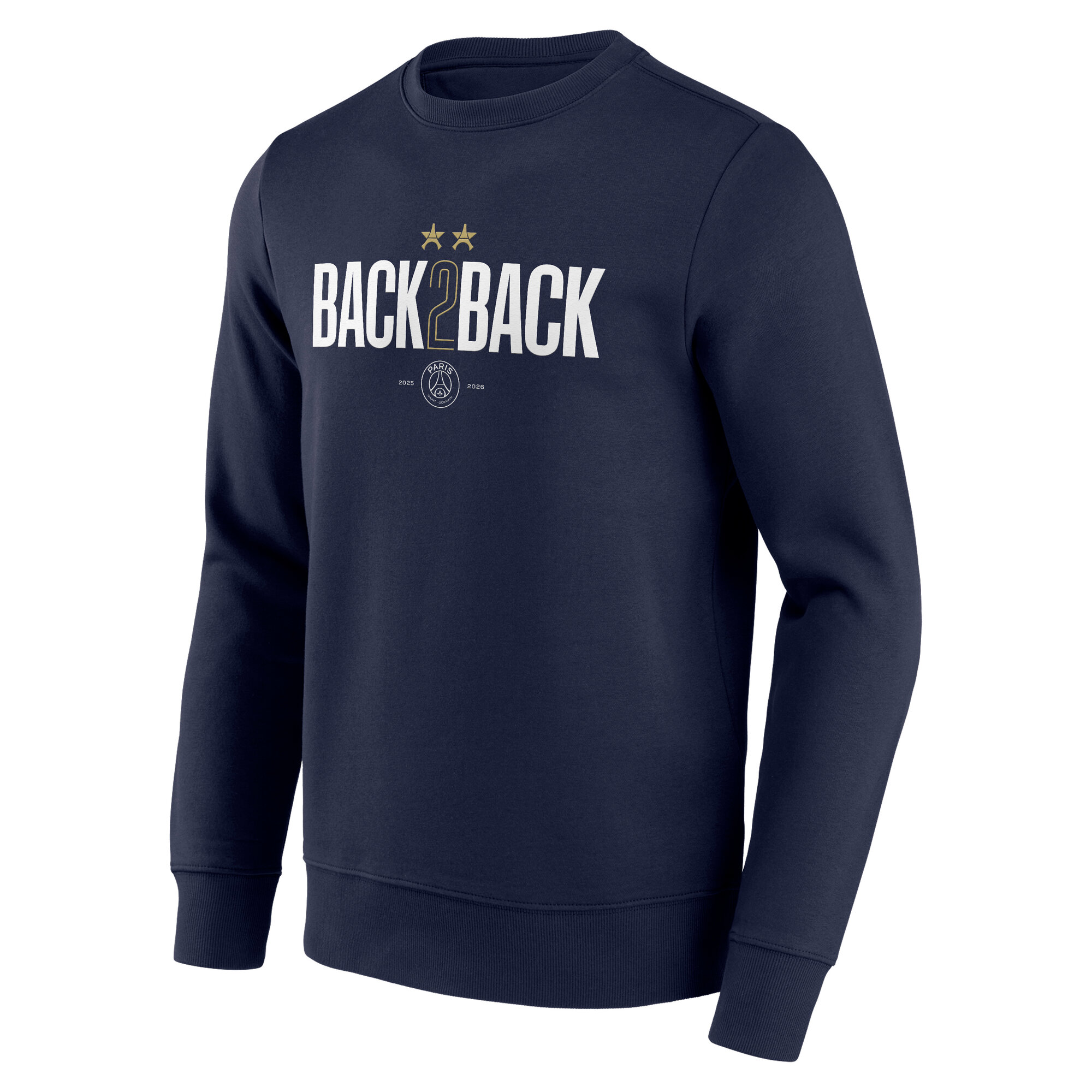PSG Winner Back to Back 2 Star Graphic Crew Sweat - Navy, , rebel_hi-res