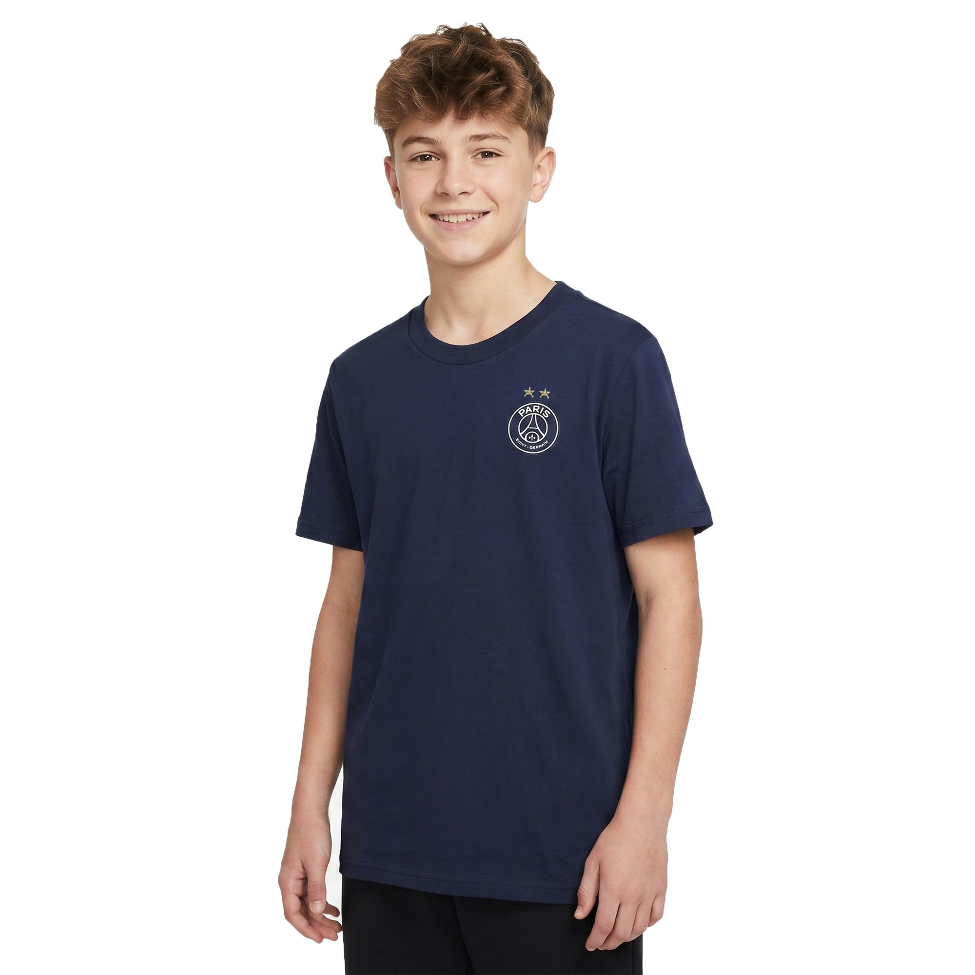 PSG European Champions Signature Roster Graphic T-Shirt - Navy - Kids, , rebel_hi-res