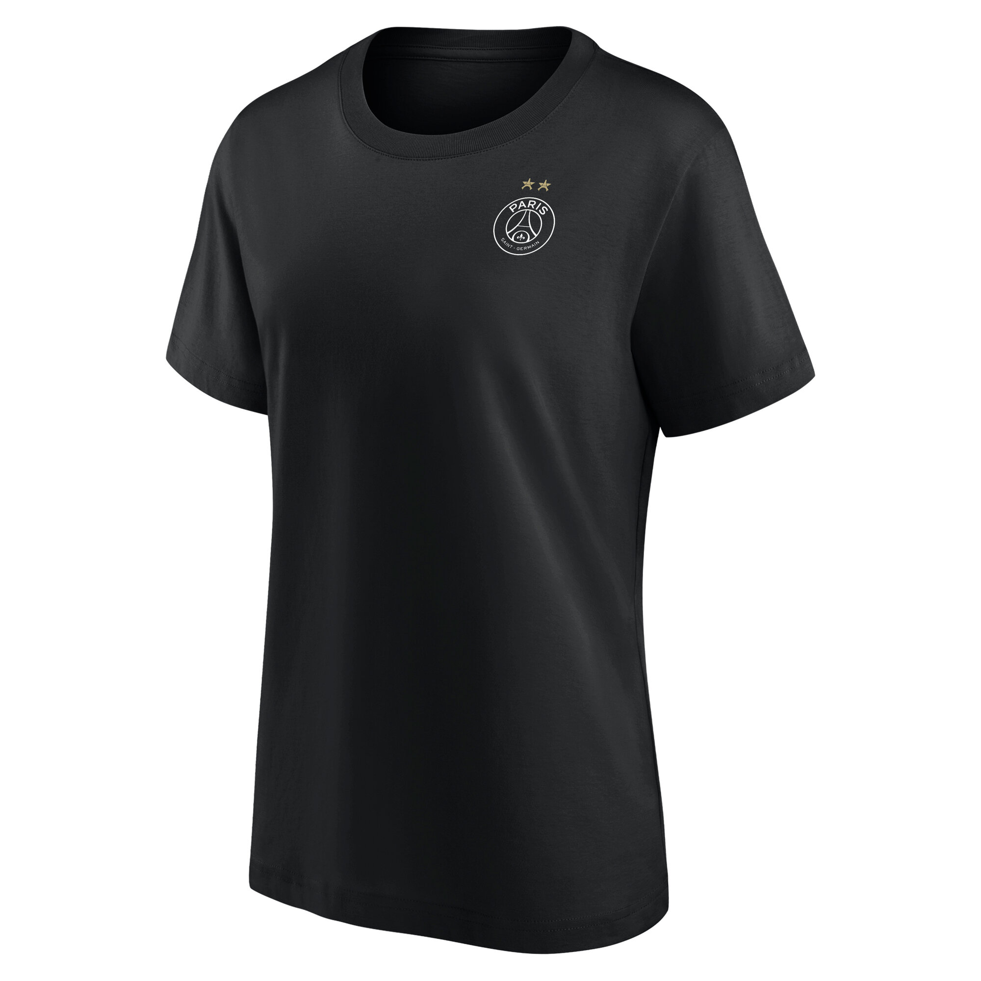 PSG Big Logo Back to Back Crest T-Shirt - Black - Womens, , rebel_hi-res