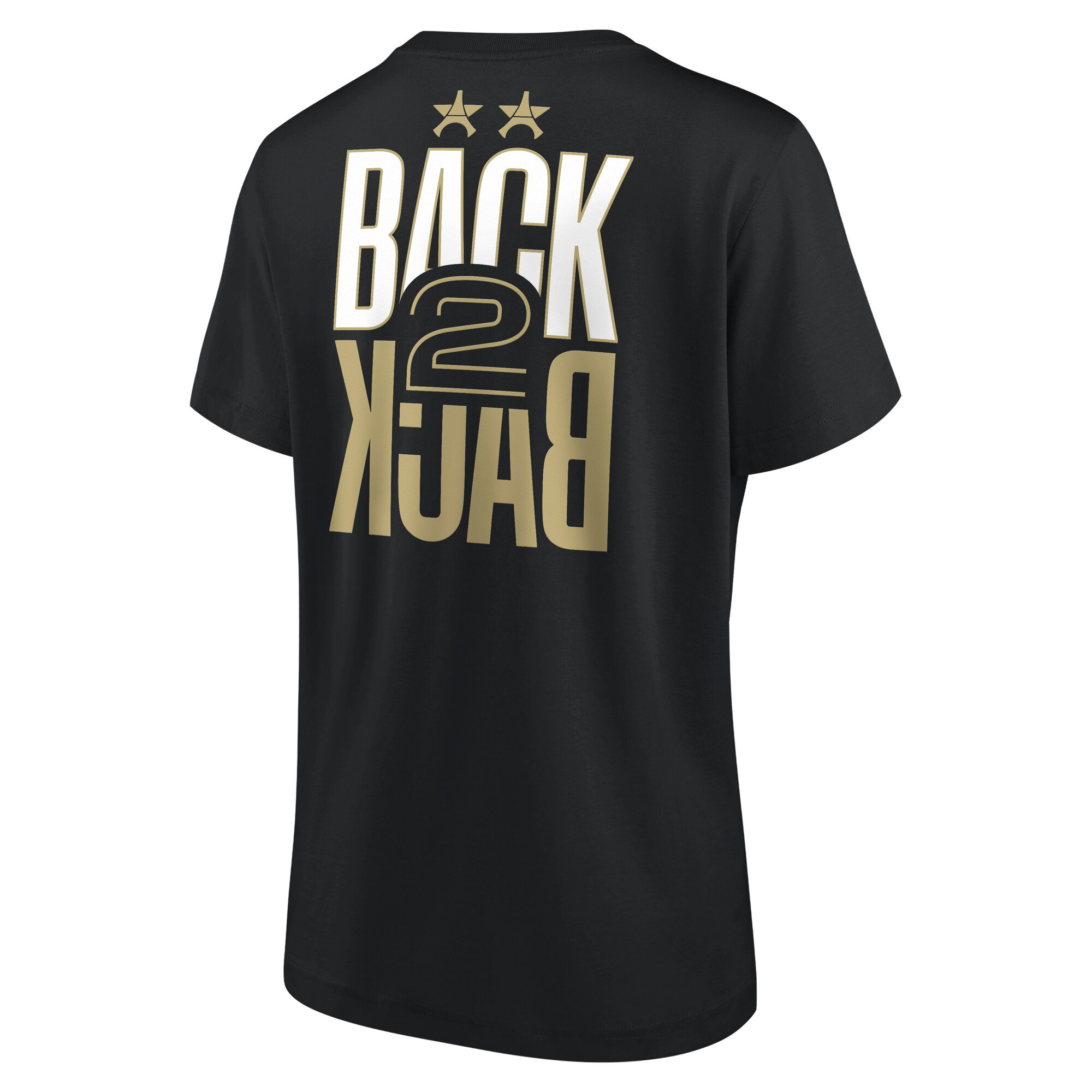 PSG Big Logo Back to Back Crest T-Shirt - Black - Womens, , rebel_hi-res