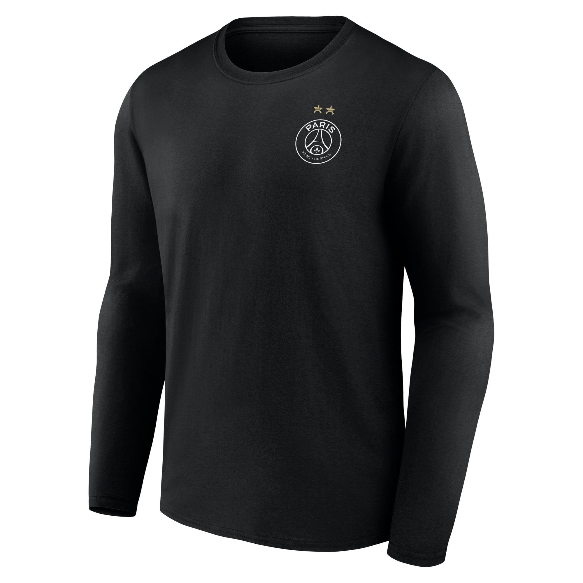 PSG Big Logo Back to Back Crest Long Sleeve T-Shirt - Black, , rebel_hi-res