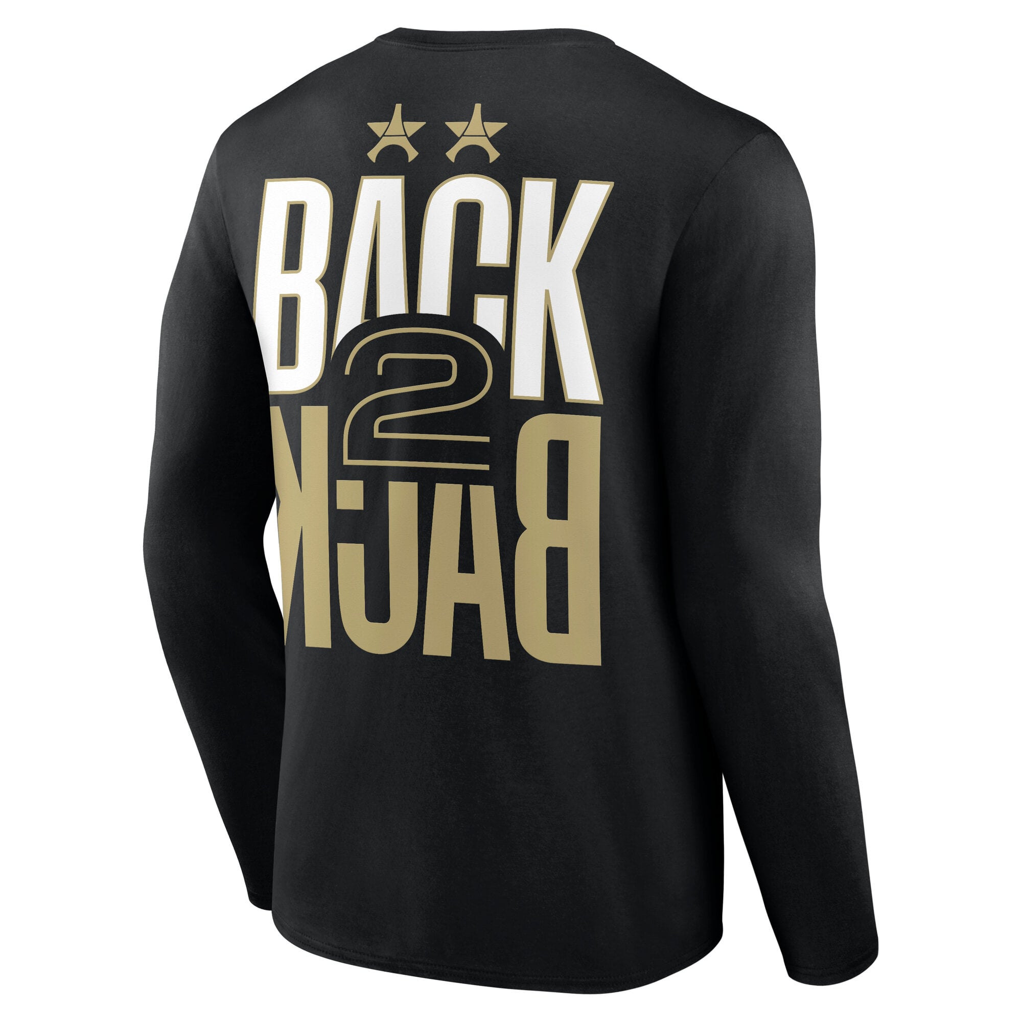 PSG Big Logo Back to Back Crest Long Sleeve T-Shirt - Black, , rebel_hi-res