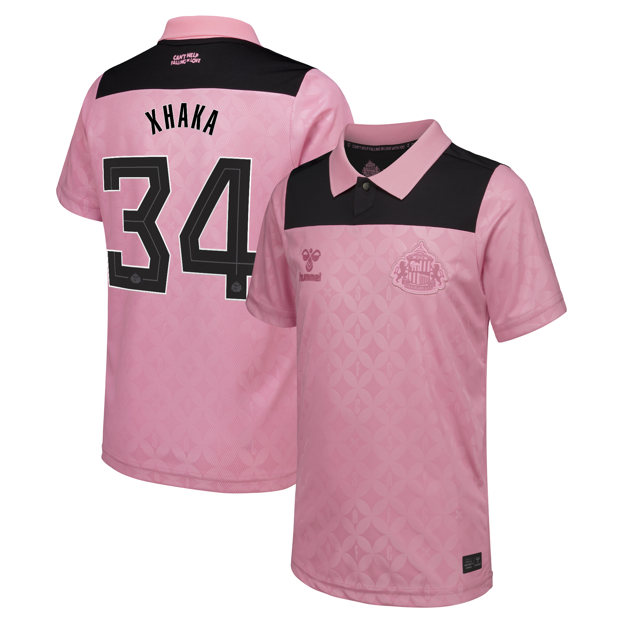 Sunderland x Elvis Hummel Away Shirt 2026-27 - Kids with Xhaka 34 Cup printing, , rebel_hi-res