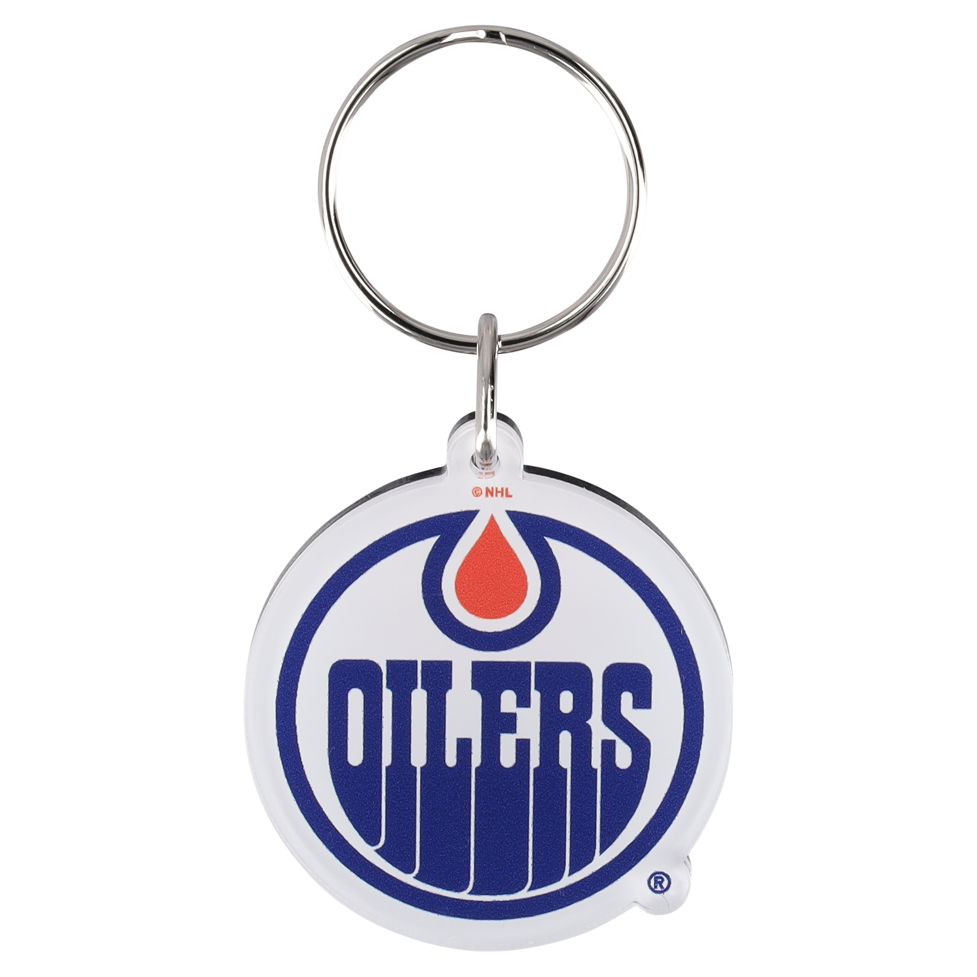 Edmonton Oilers Acrylic Keyring, , rebel_hi-res