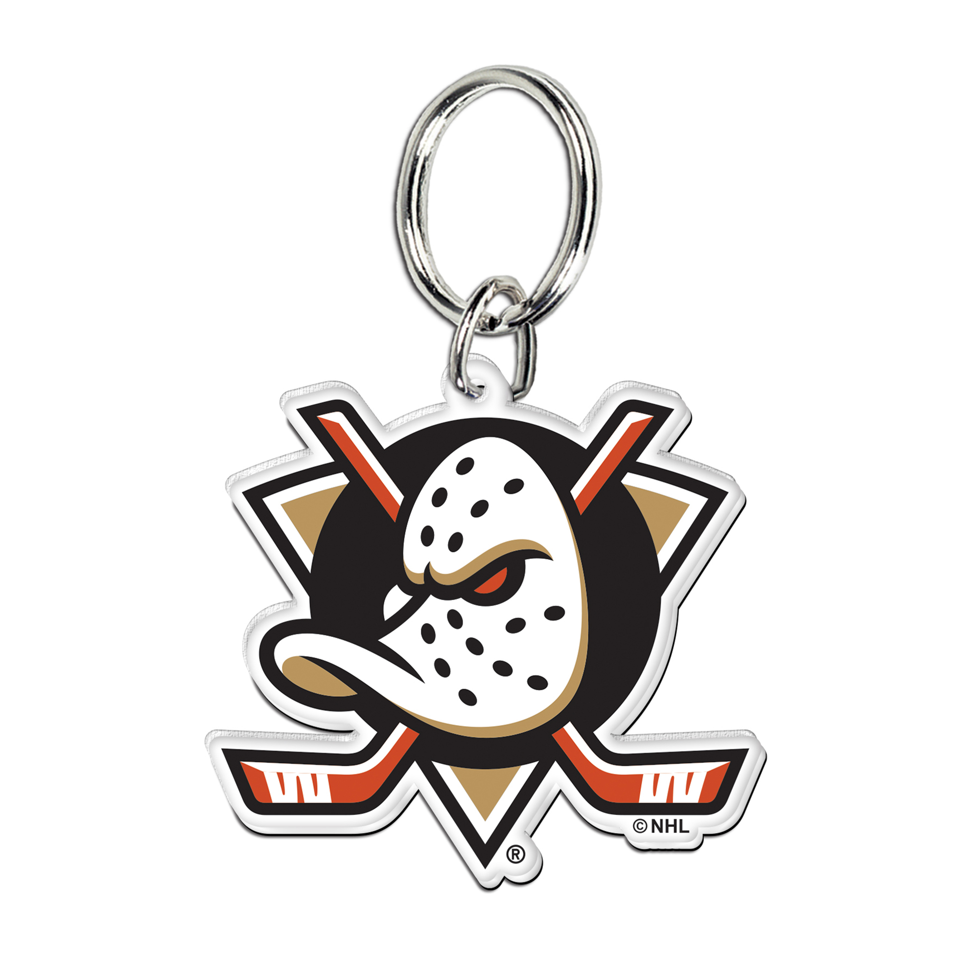 Anaheim Ducks Acrylic Keyring, , rebel_hi-res