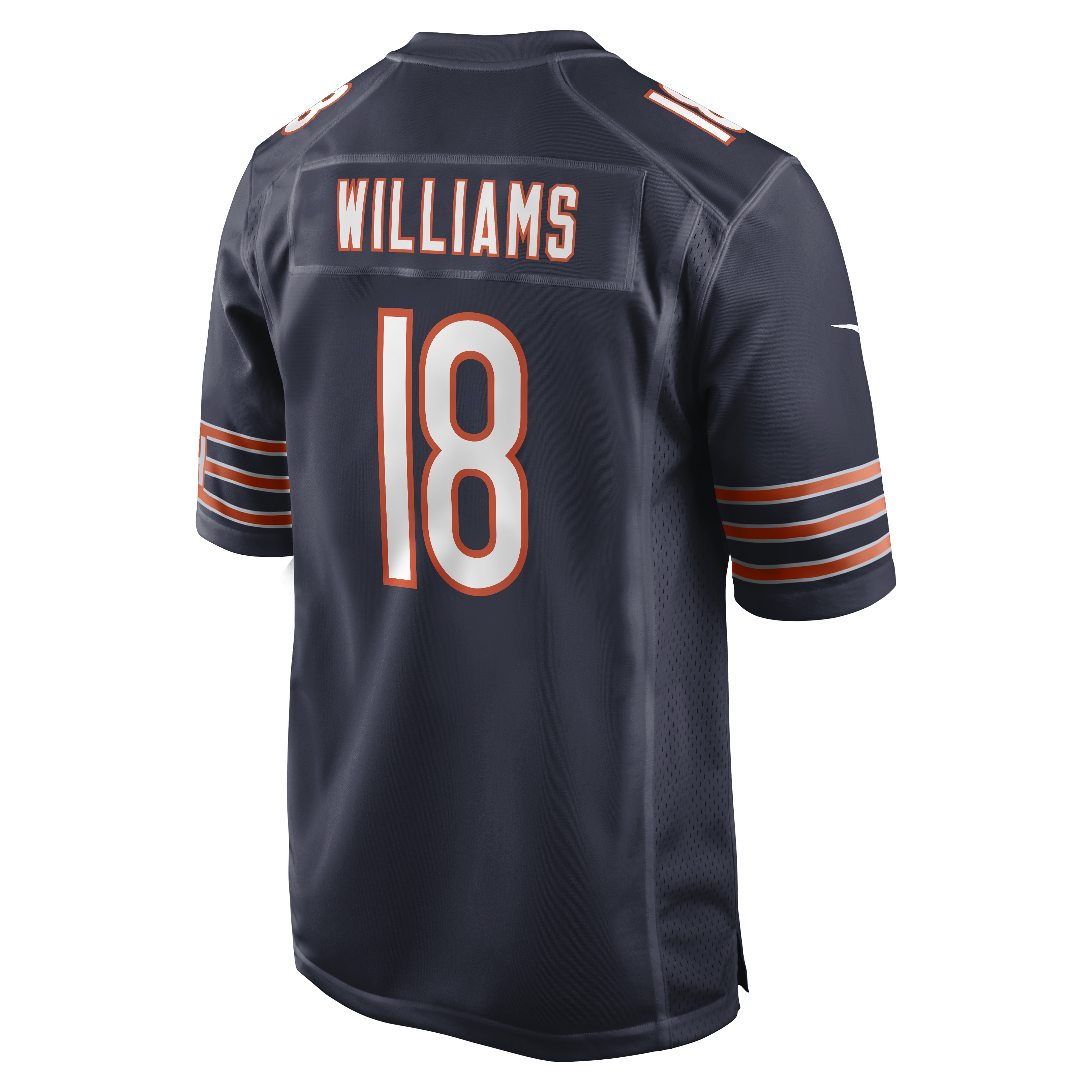 Chicago Bears Nike Home Game Jersey - Navy - Caleb Williams - Youth, , rebel_hi-res