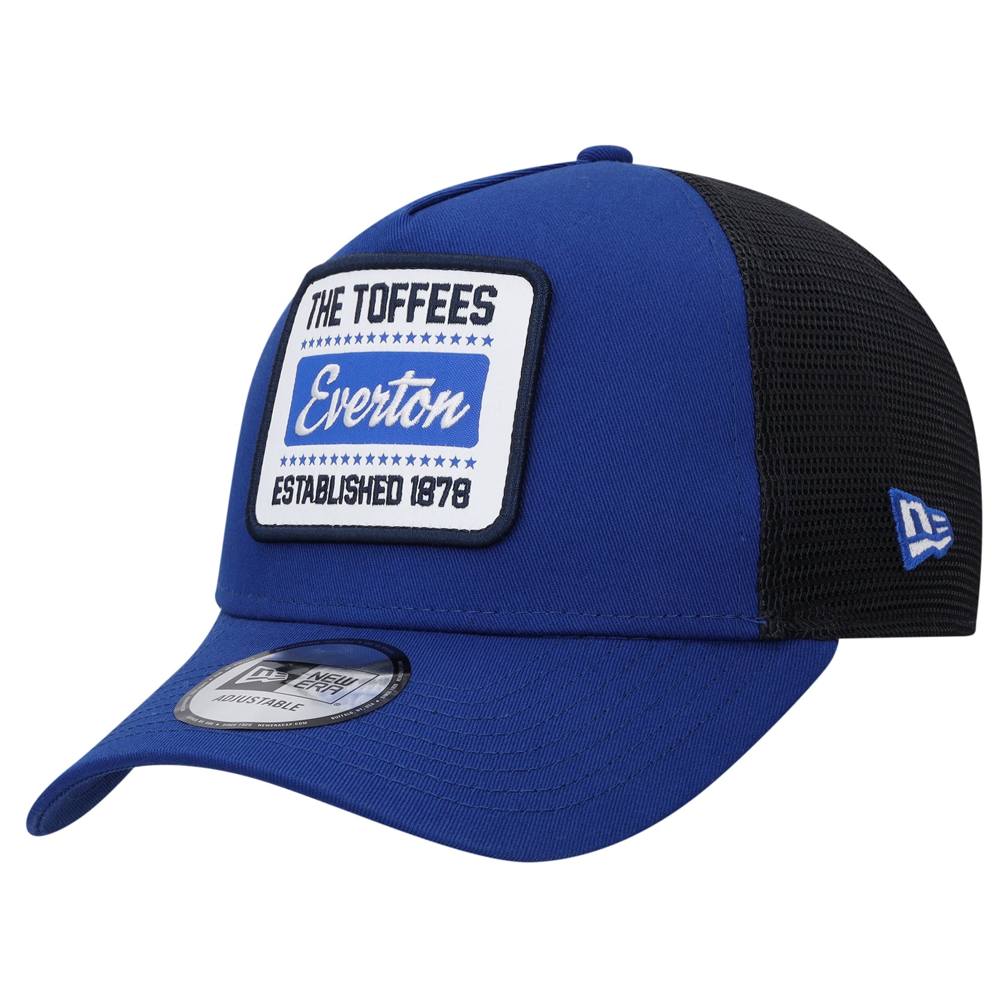 Everton New Era Patch Trucker - Royal - Unisex, , rebel_hi-res