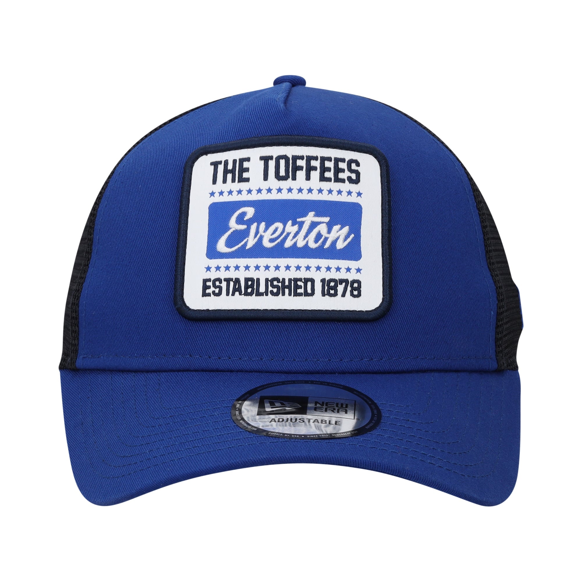 Everton New Era Patch Trucker - Royal - Unisex, , rebel_hi-res