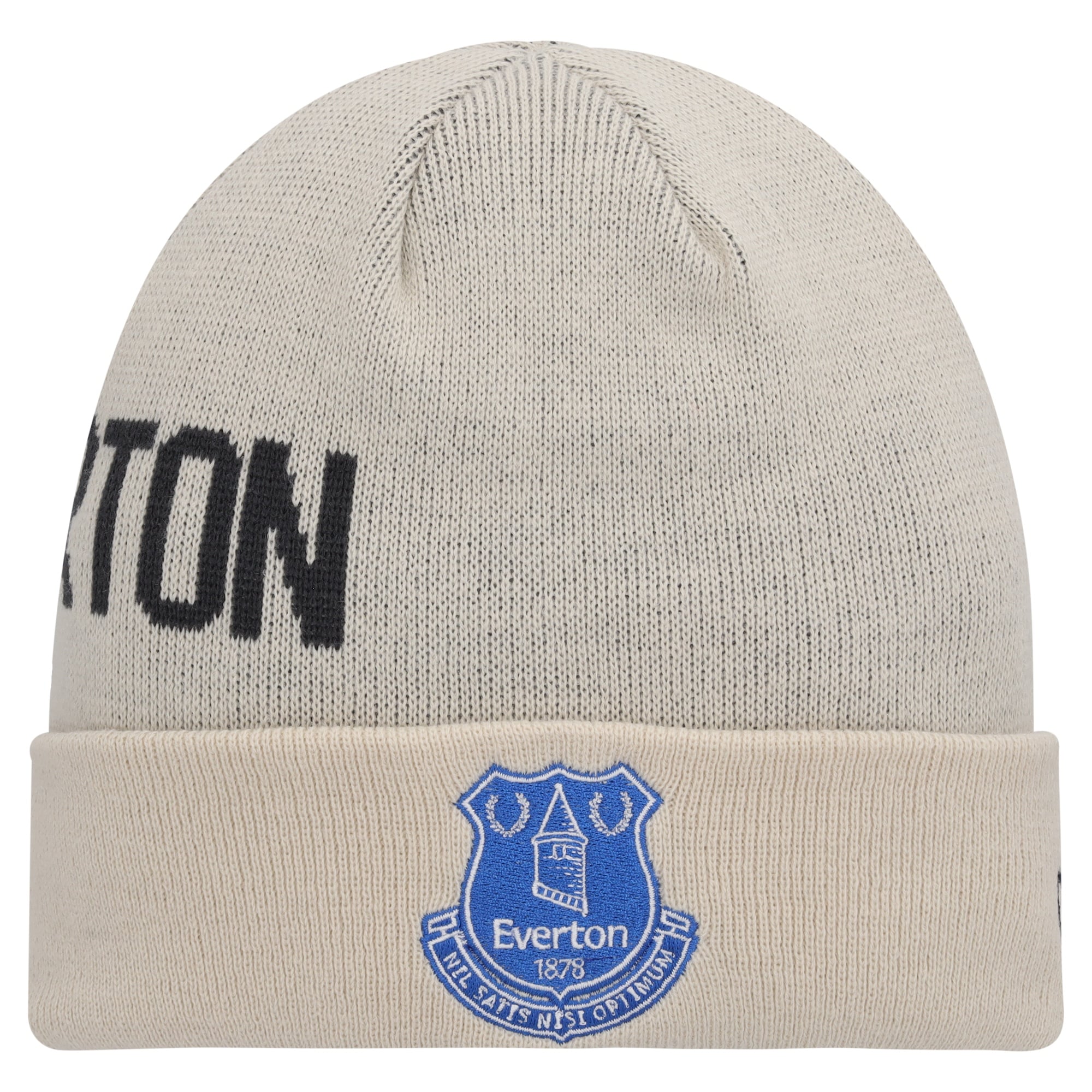 Everton New Era Seasonal Beanie - Stone - Unisex, , rebel_hi-res