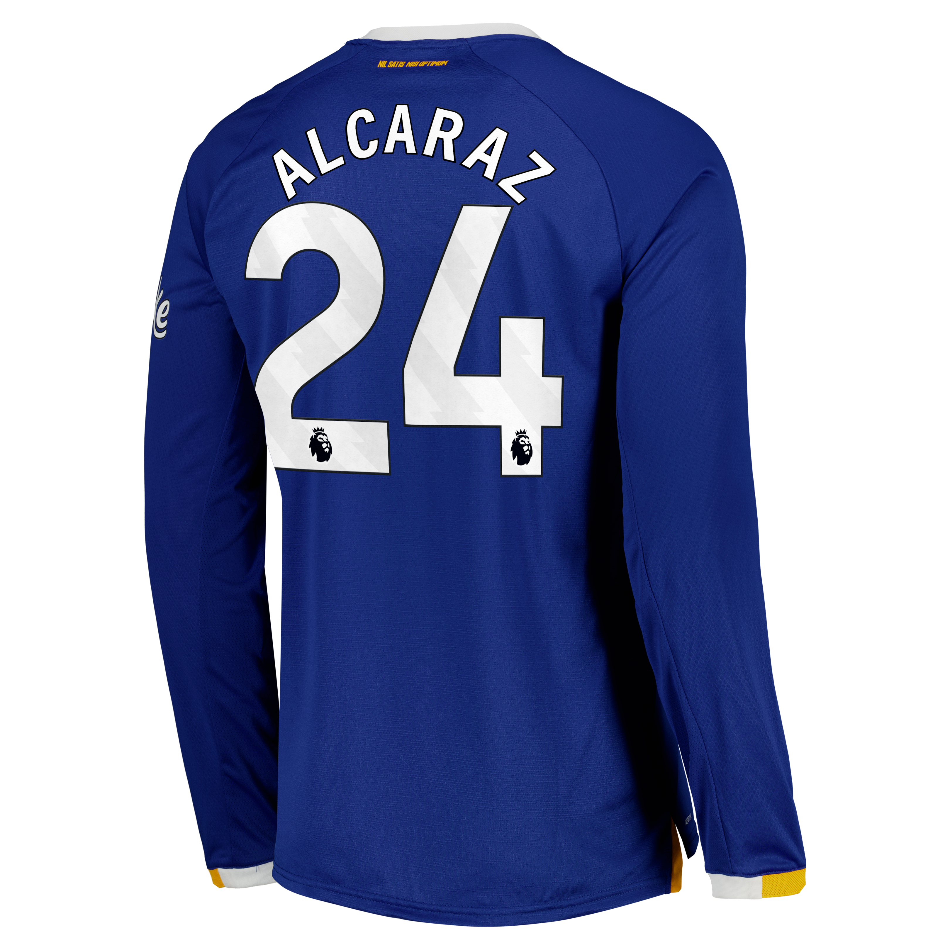 Everton Castore Home Pro Shirt 2026-27 - Long Sleeve with Alcaraz 24 printing, , rebel_hi-res