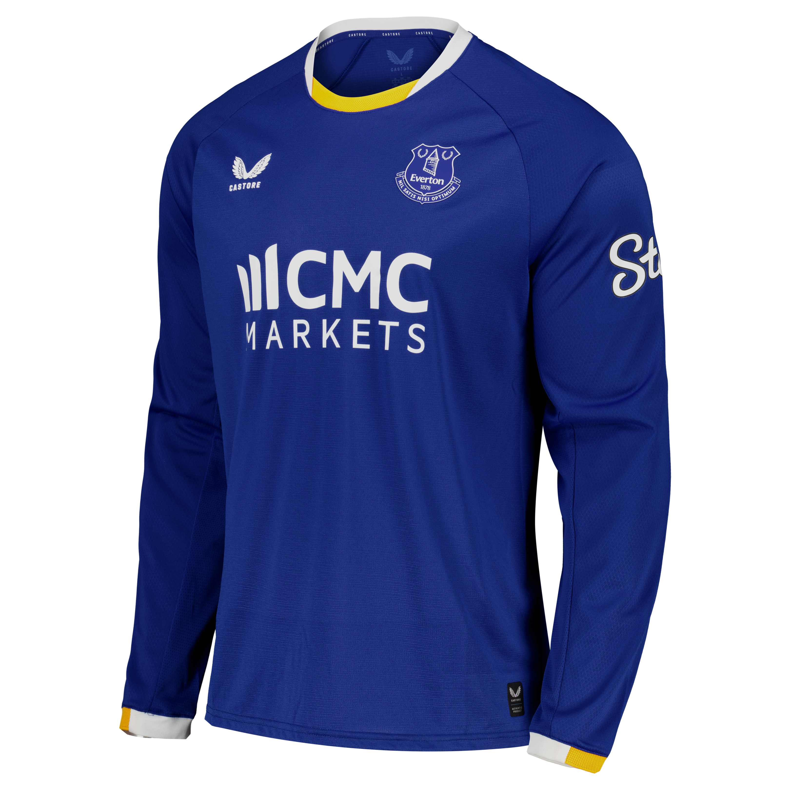 Everton Castore Home Pro Shirt 2026-27 - Long Sleeve with Aznou 39 printing, , rebel_hi-res