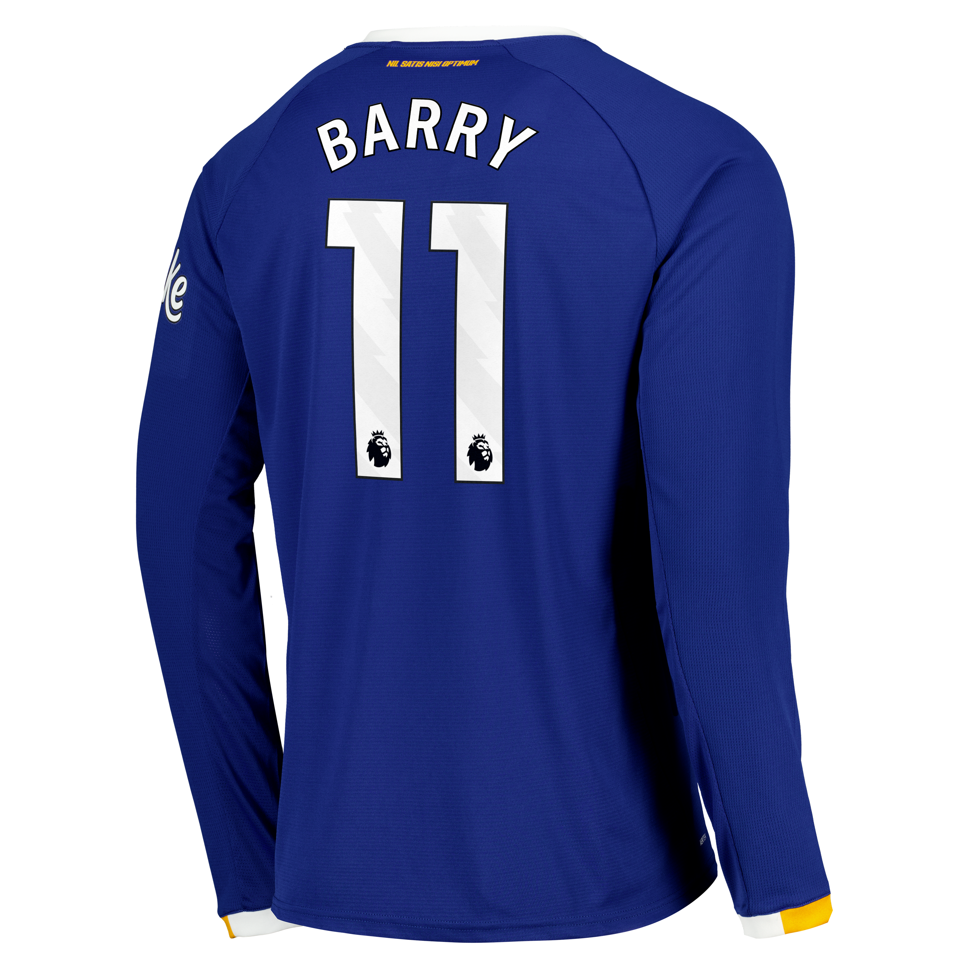 Everton Castore Home Replica Shirt 2026-27 - Long Sleeve with Barry 11 printing, , rebel_hi-res