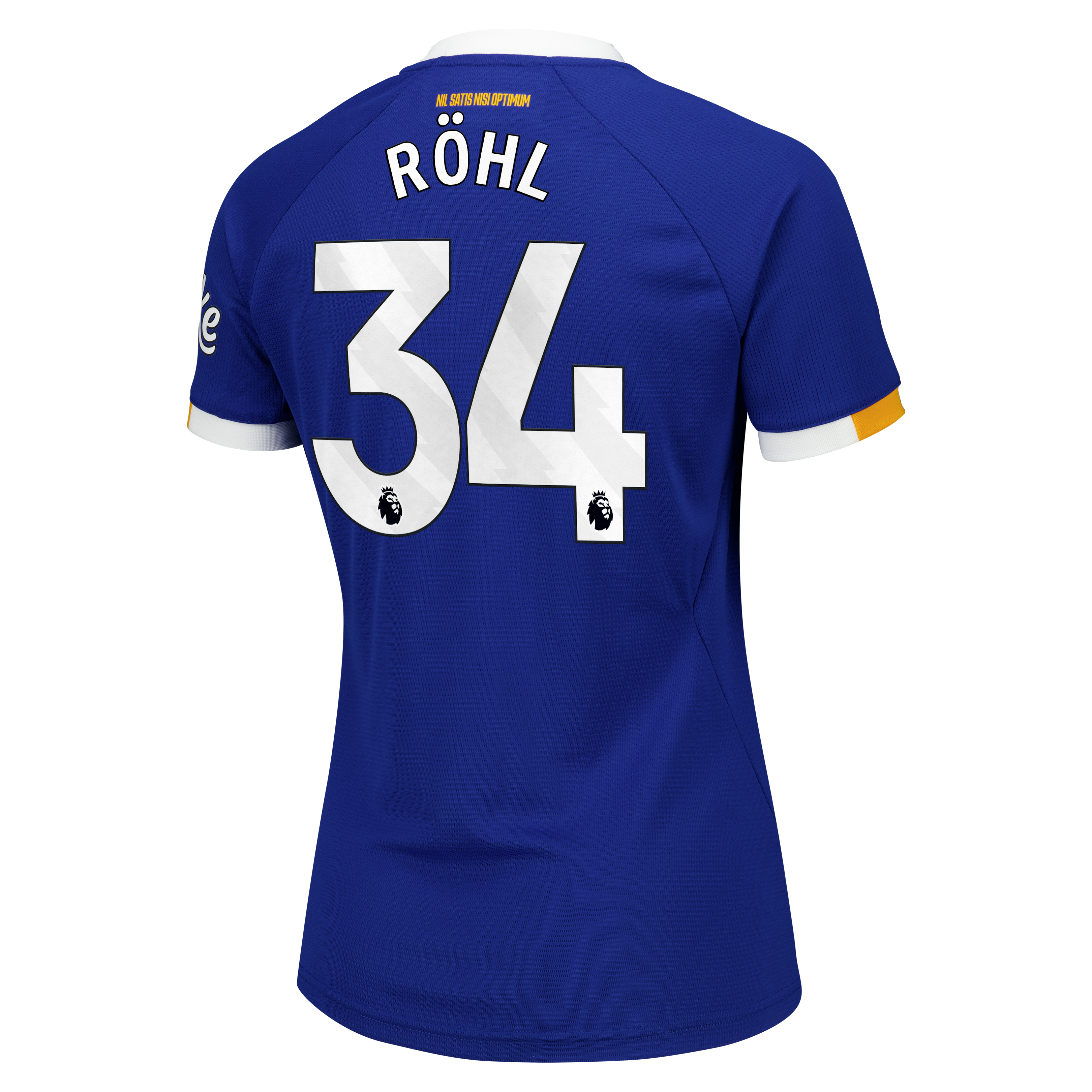 Everton Castore Home Replica Shirt 2026-27 - Womens with R&ouml;hl 34 printing, , rebel_hi-res