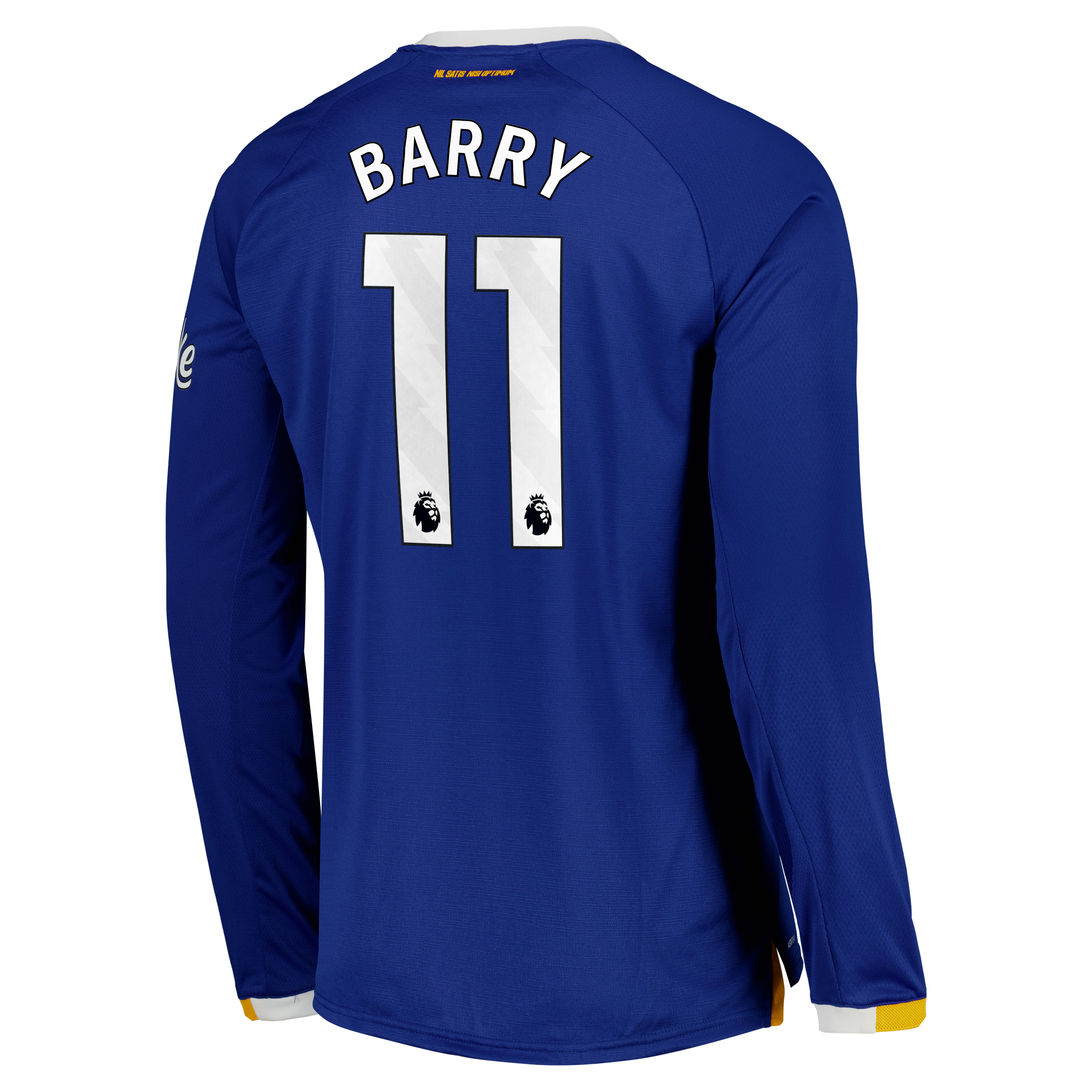 Everton Castore Home Pro Shirt 2026-27 - Long Sleeve with Barry 11 printing, , rebel_hi-res