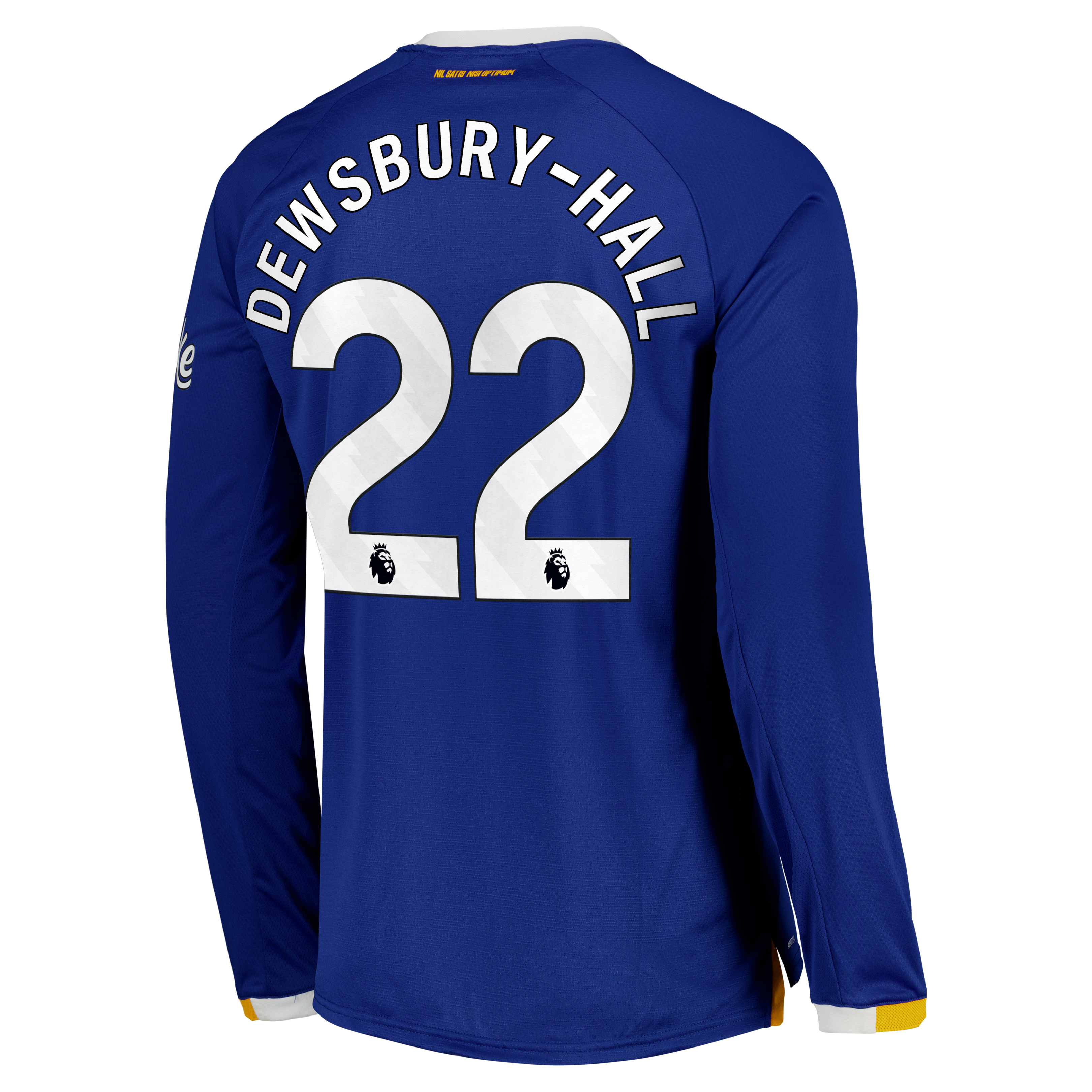 Everton Castore Home Pro Shirt 2026-27 - Long Sleeve with Dewsbury-Hall 22 printing, , rebel_hi-res