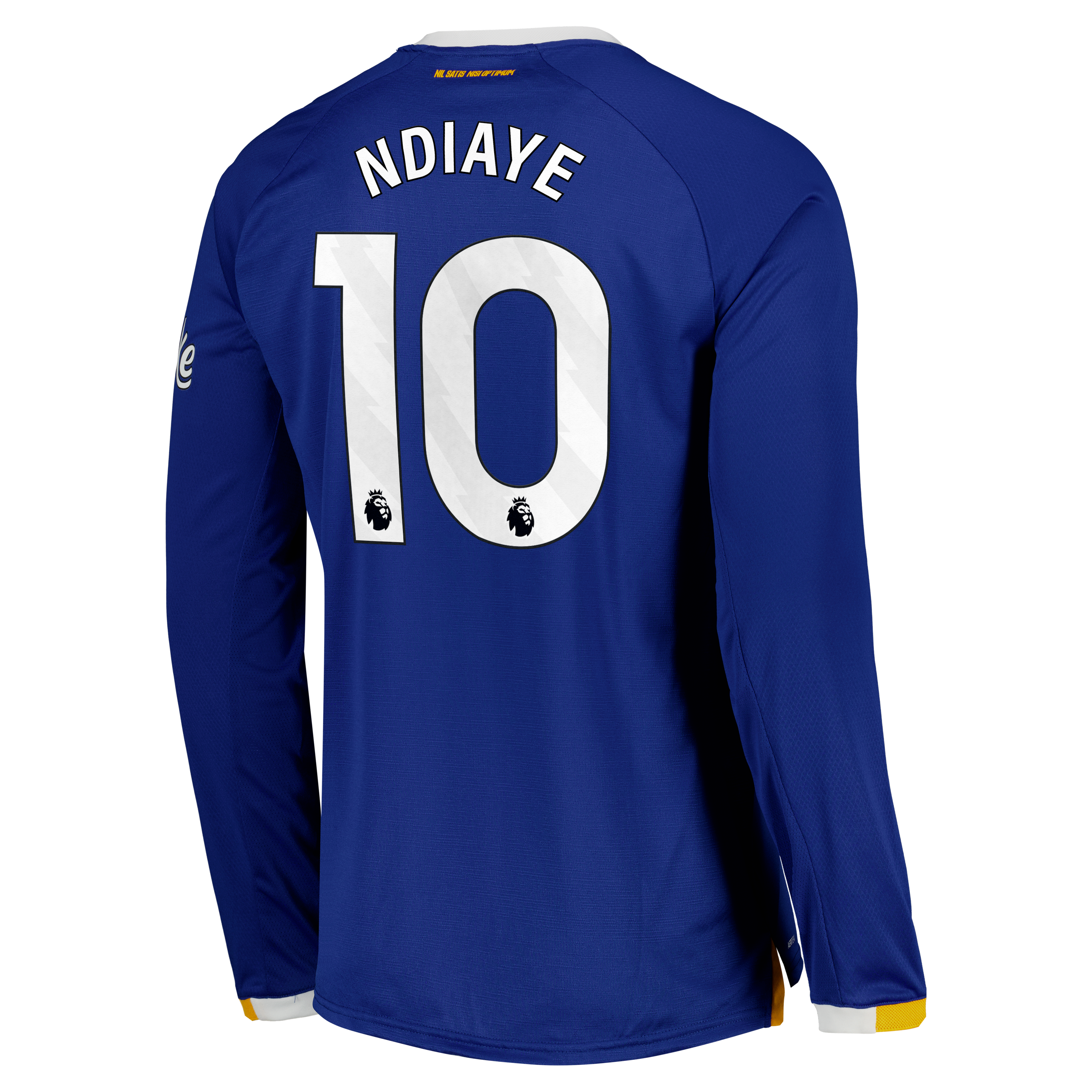 Everton Castore Home Pro Shirt 2026-27 - Long Sleeve with Ndiaye 10 printing, , rebel_hi-res