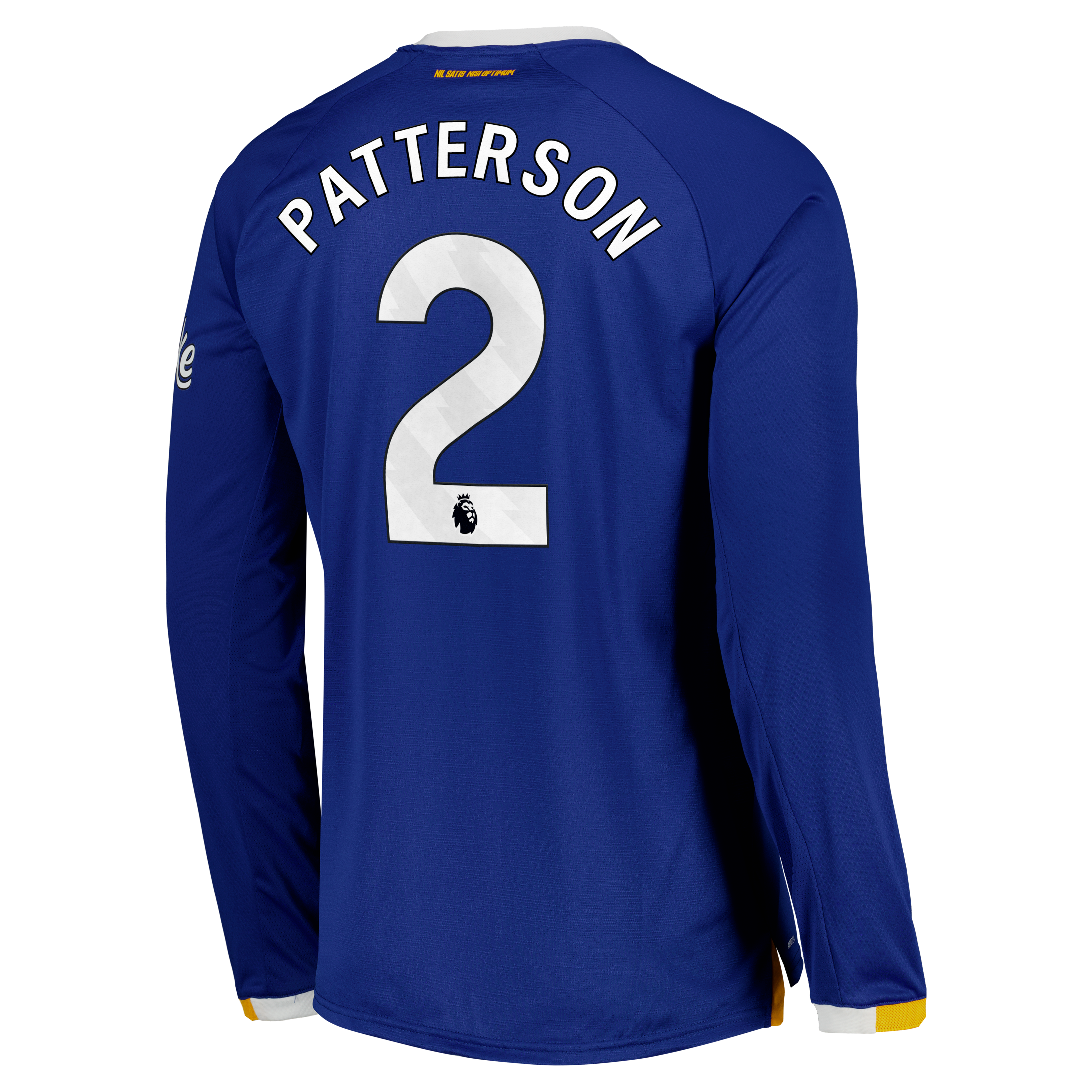 Everton Castore Home Pro Shirt 2026-27 - Long Sleeve with Patterson 2 printing, , rebel_hi-res