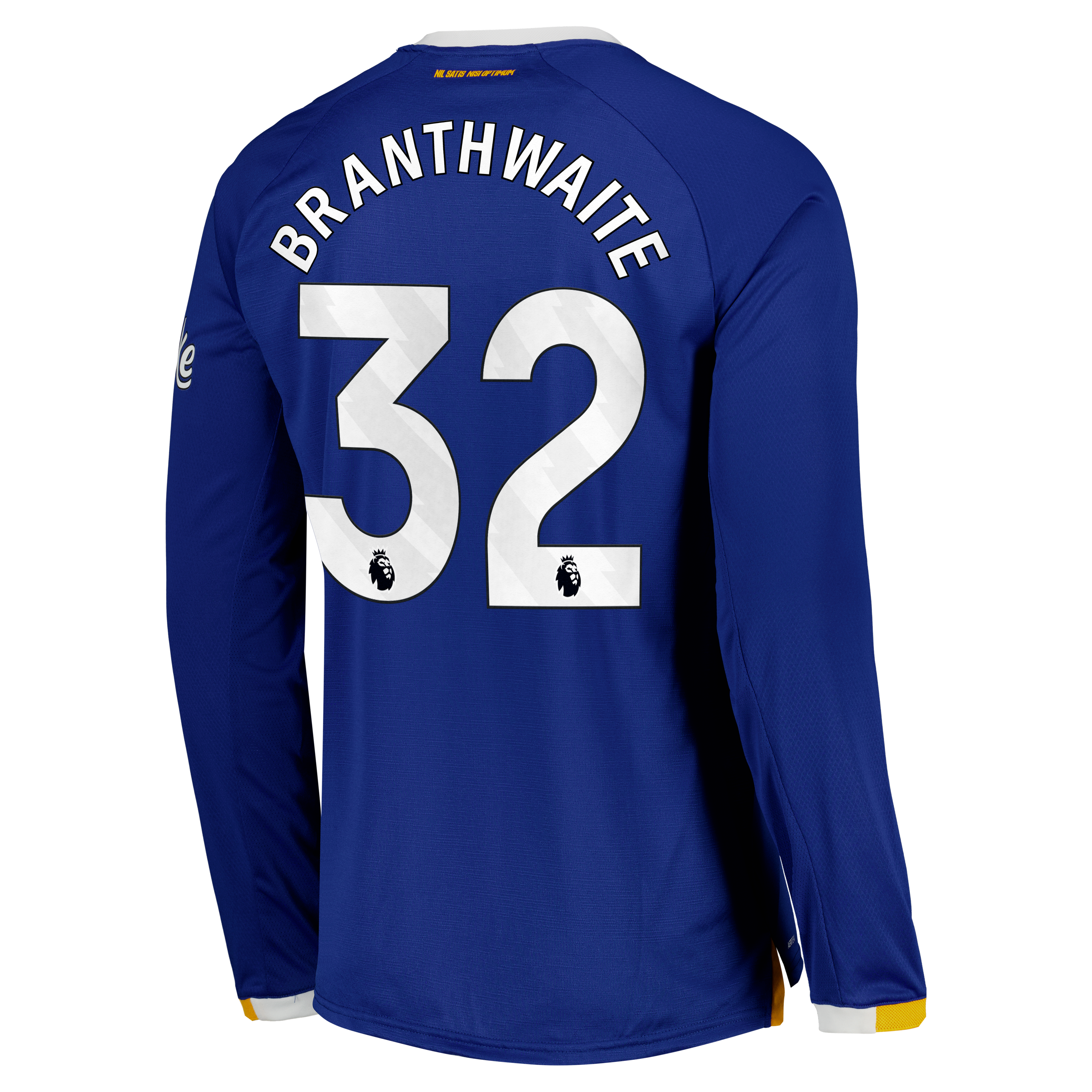 Everton Castore Home Pro Shirt 2026-27 - Long Sleeve with Branthwaite 32 printing, , rebel_hi-res