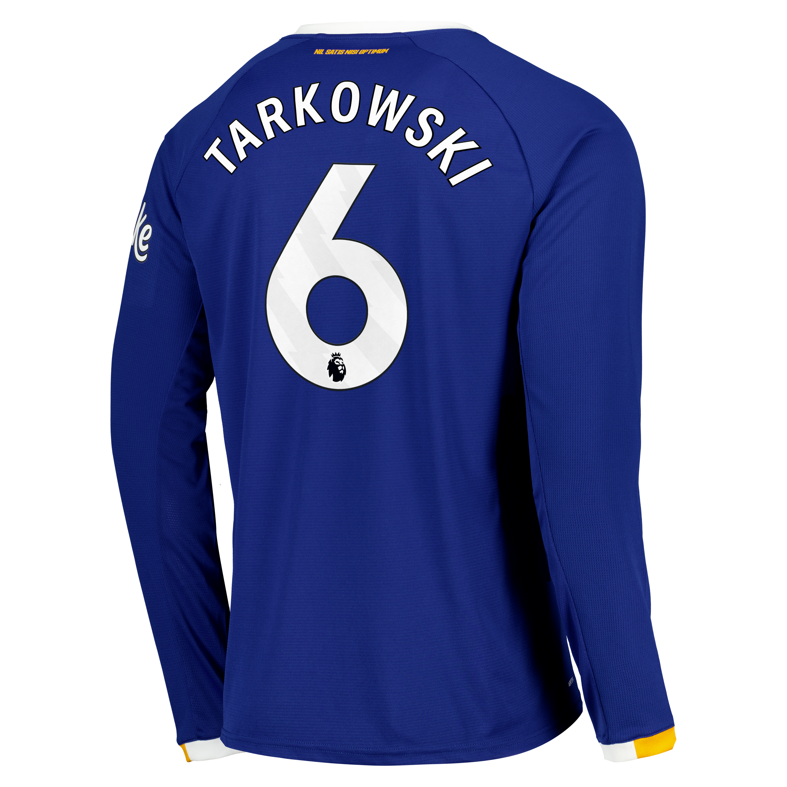 Everton Castore Home Replica Shirt 2026-27 - Long Sleeve with Tarkowski 6 printing, , rebel_hi-res
