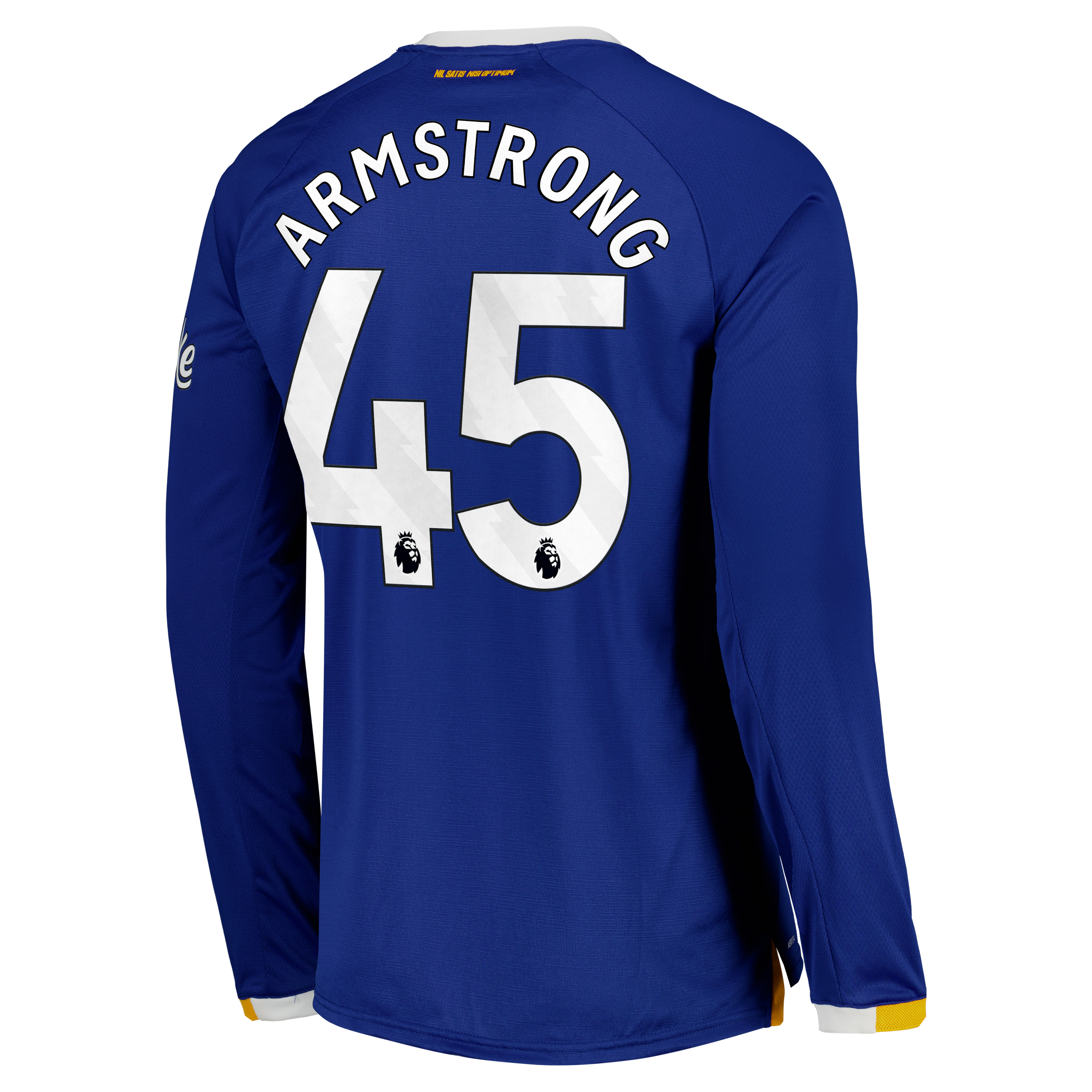 Everton Castore Home Pro Shirt 2026-27 - Long Sleeve with Armstrong 45 printing, , rebel_hi-res