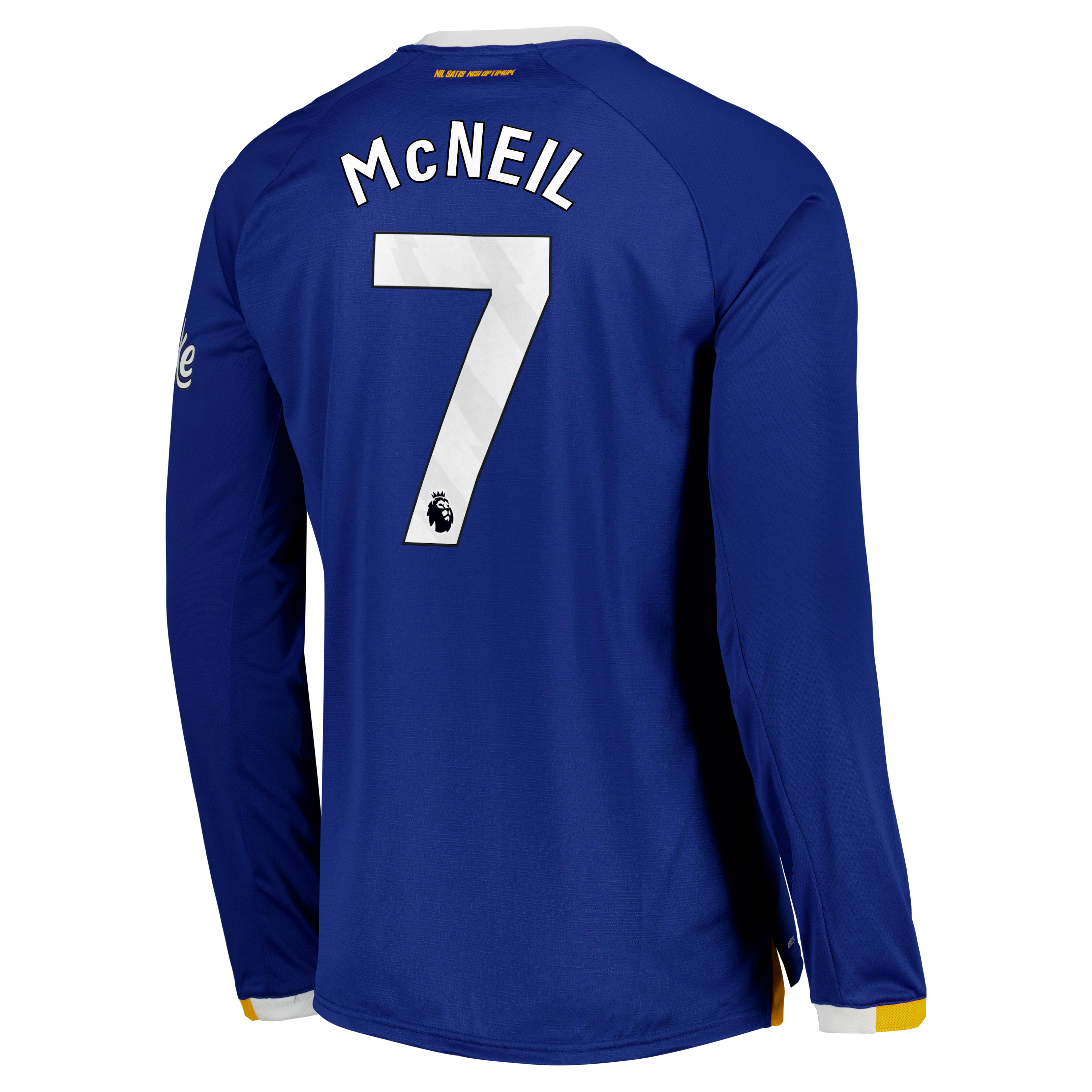 Everton Castore Home Pro Shirt 2026-27 - Long Sleeve with McNeil 7 printing, , rebel_hi-res