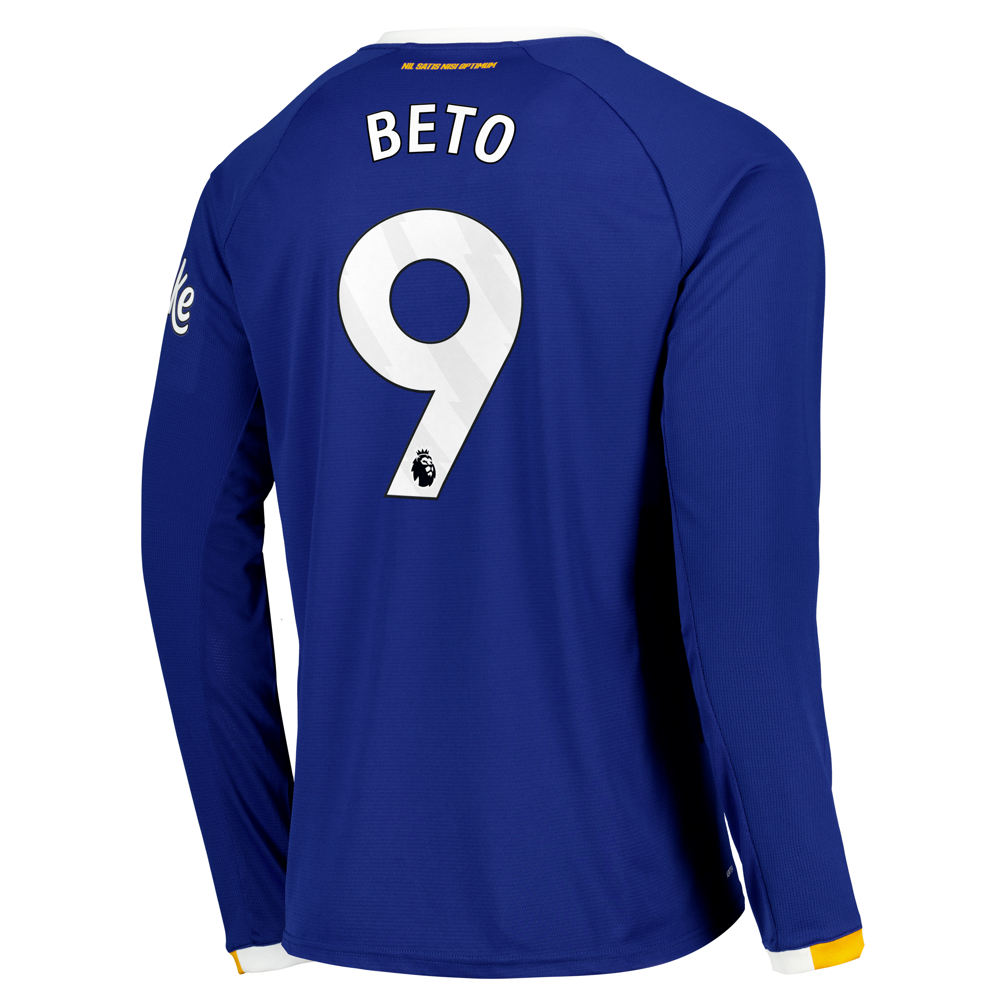Everton Castore Home Replica Shirt 2026-27 - Long Sleeve with Beto 9 printing, , rebel_hi-res