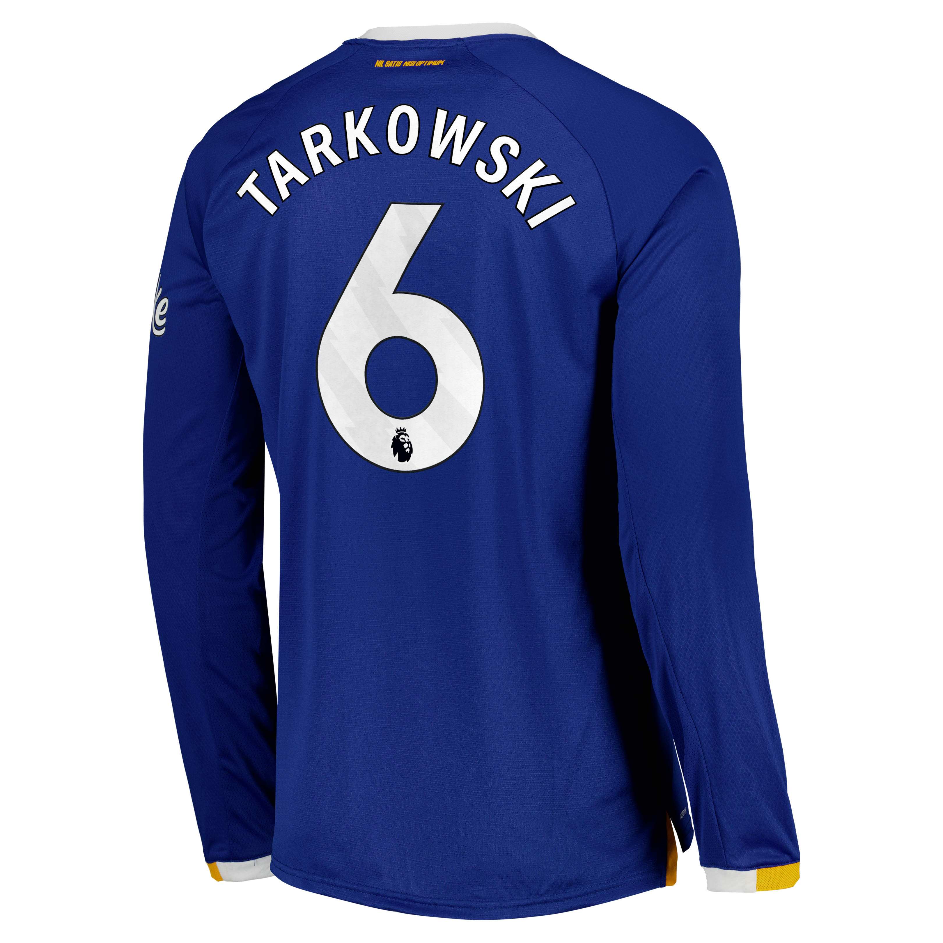 Everton Castore Home Pro Shirt 2026-27 - Long Sleeve with Tarkowski 6 printing, , rebel_hi-res