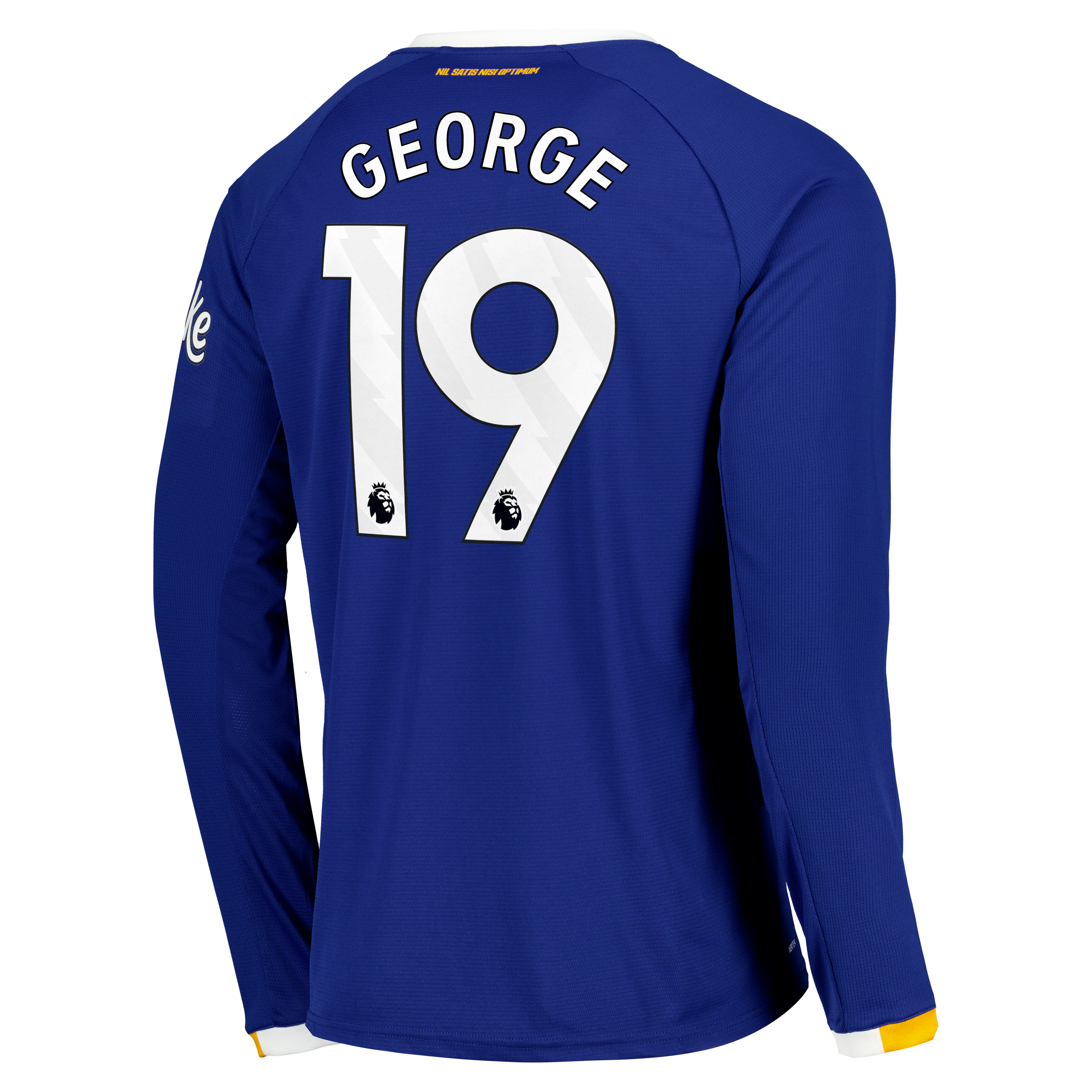 Everton Castore Home Replica Shirt 2026-27 - Long Sleeve with George 19 printing, , rebel_hi-res