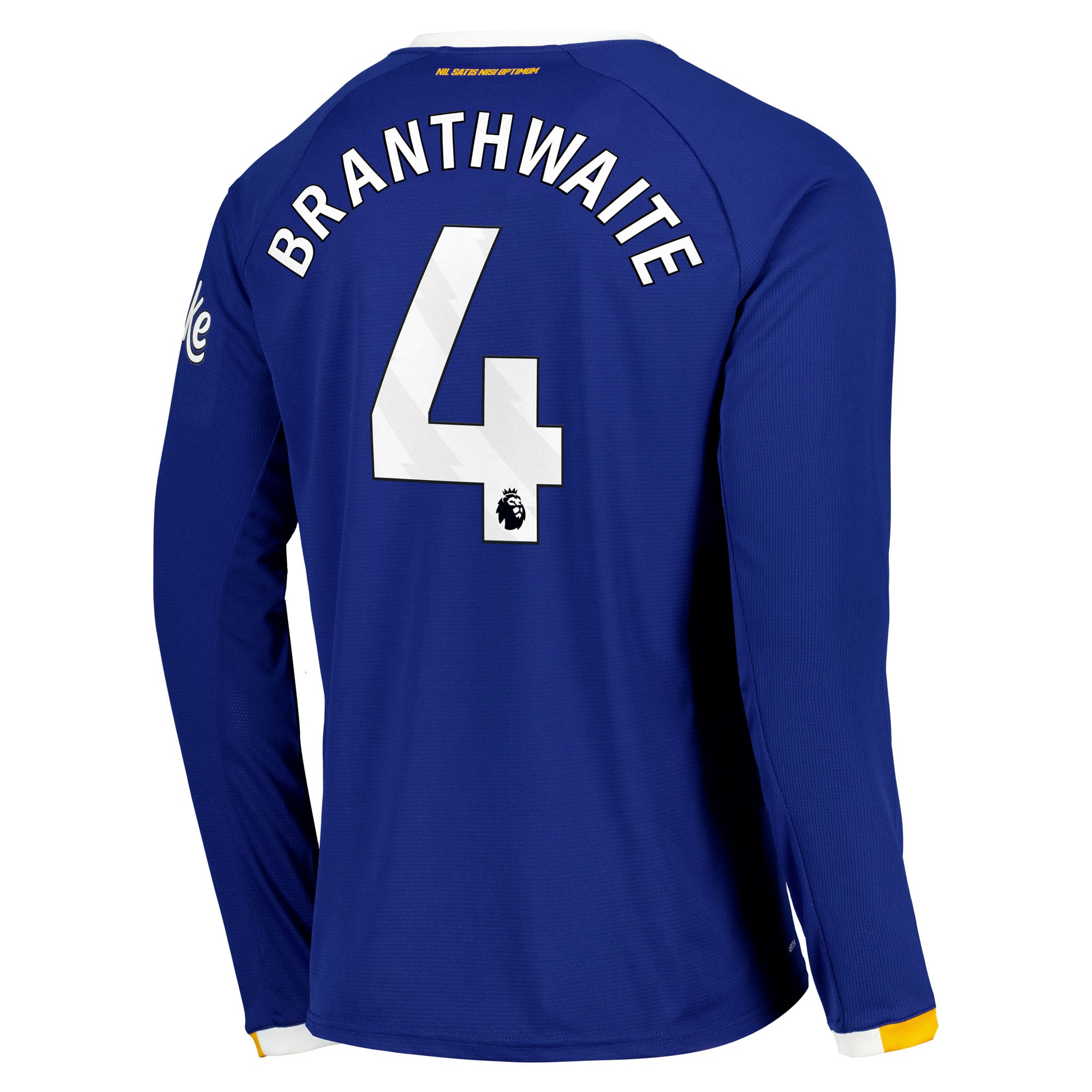 Everton Castore Home Replica Shirt 2026-27 - Long Sleeve with Branthwaite 32 printing, , rebel_hi-res