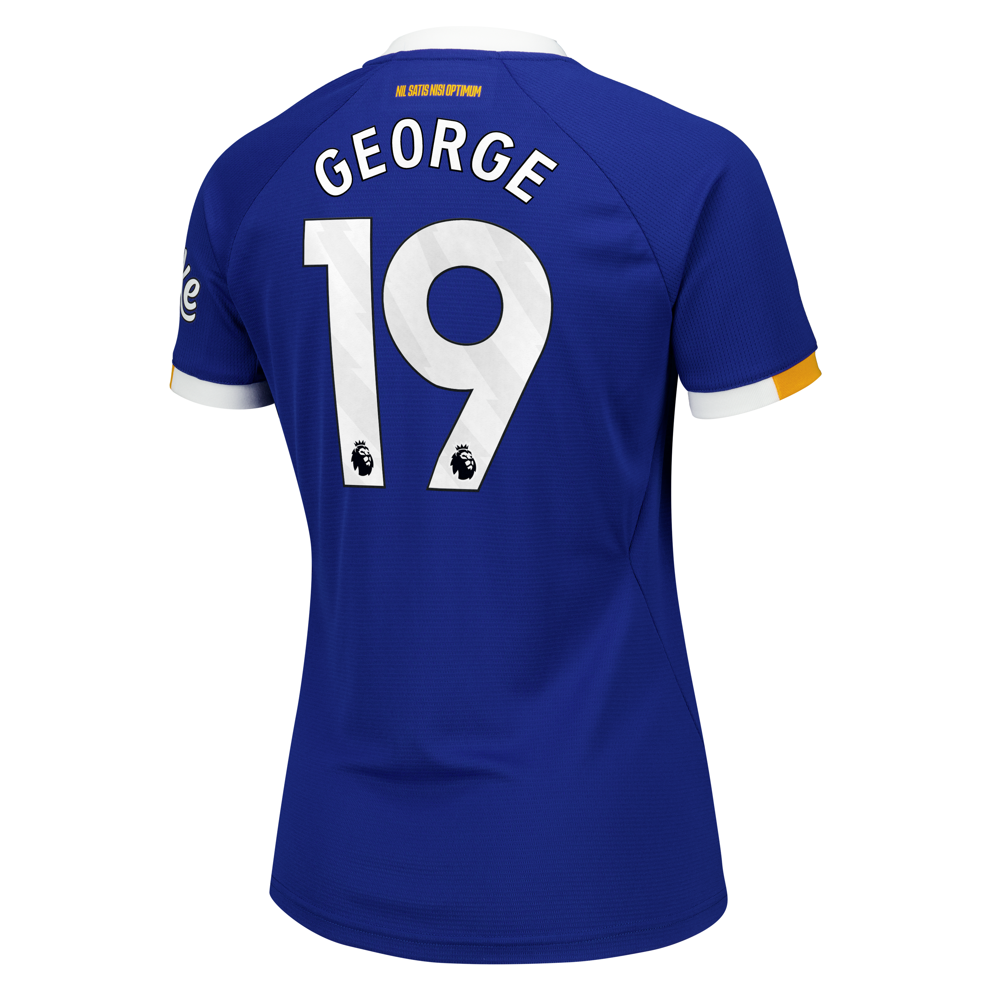 Everton Castore Home Replica Shirt 2026-27 - Womens with George 19 printing, , rebel_hi-res